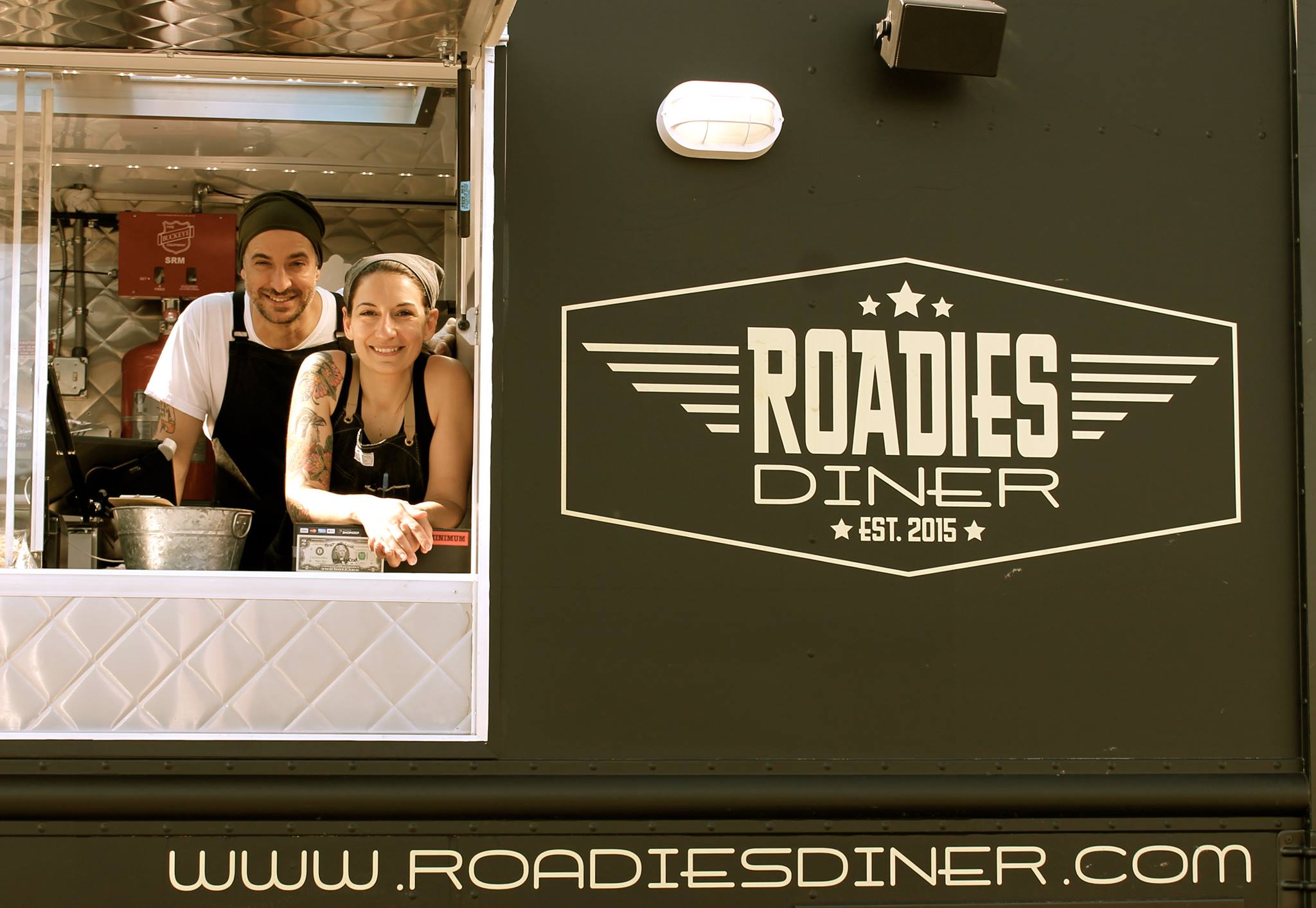 William De Filippis and Erica Pratico of Roadies Diner
