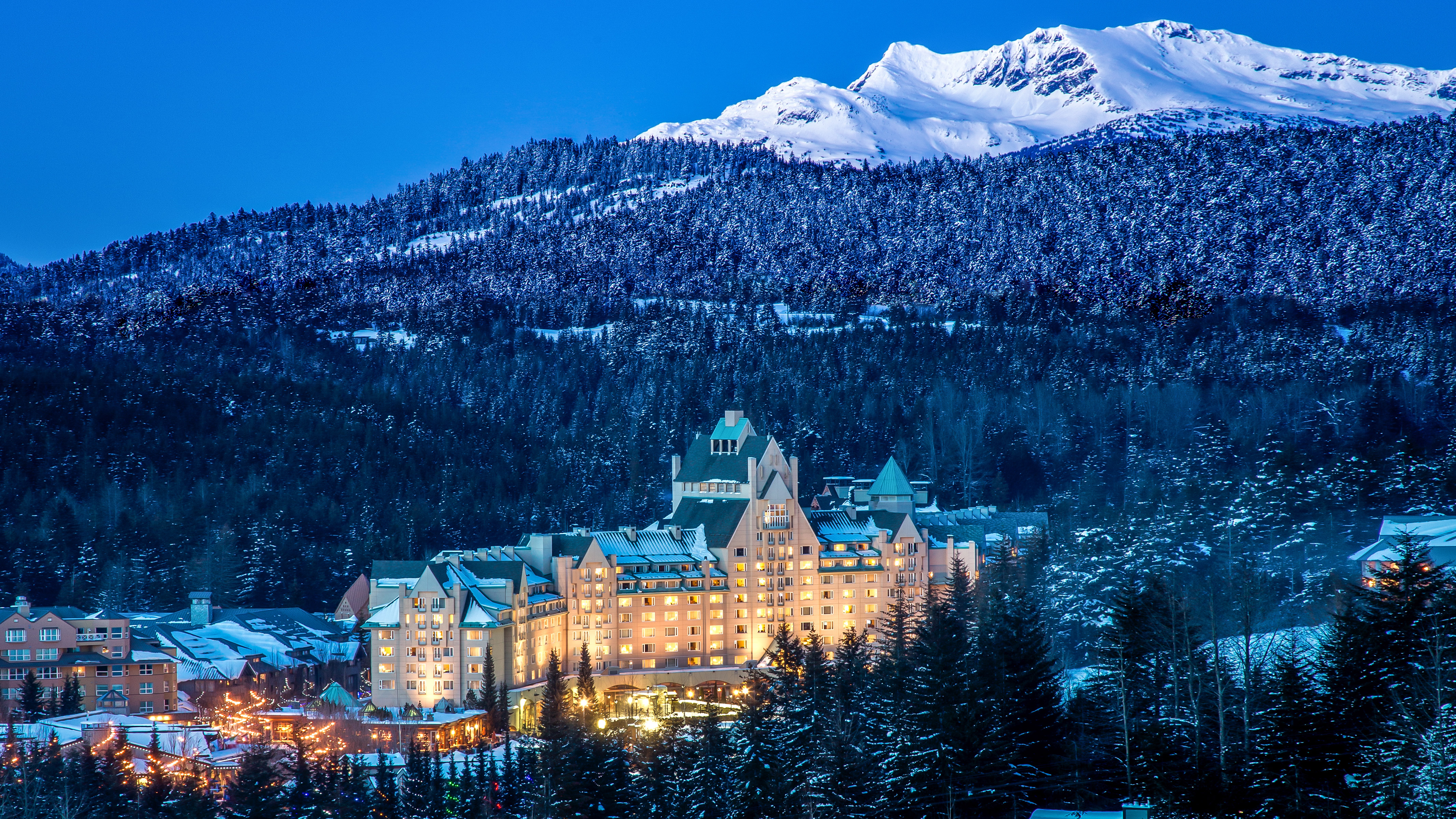 The Fairmont Chateau in Whistler, British Columbia. 