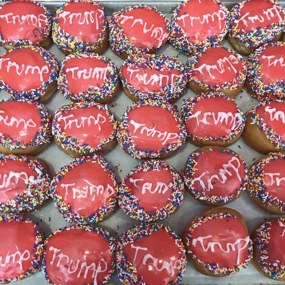 Trump doughnuts