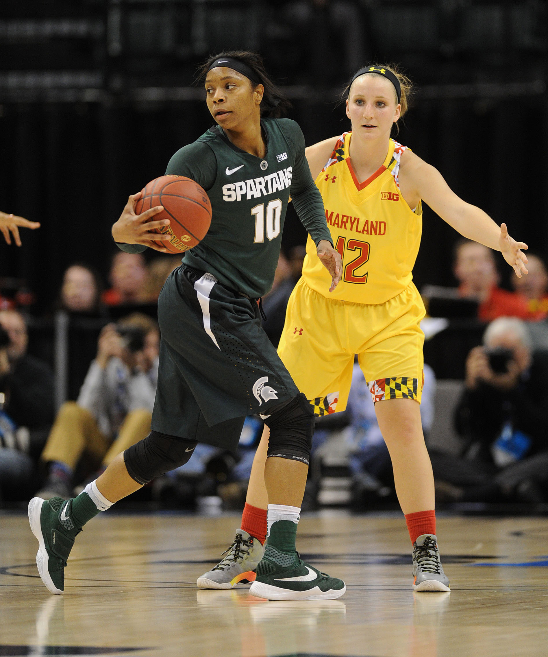 NCAA Womens Basketball: Big Ten Conference Tournament-Michigan State vs Maryland