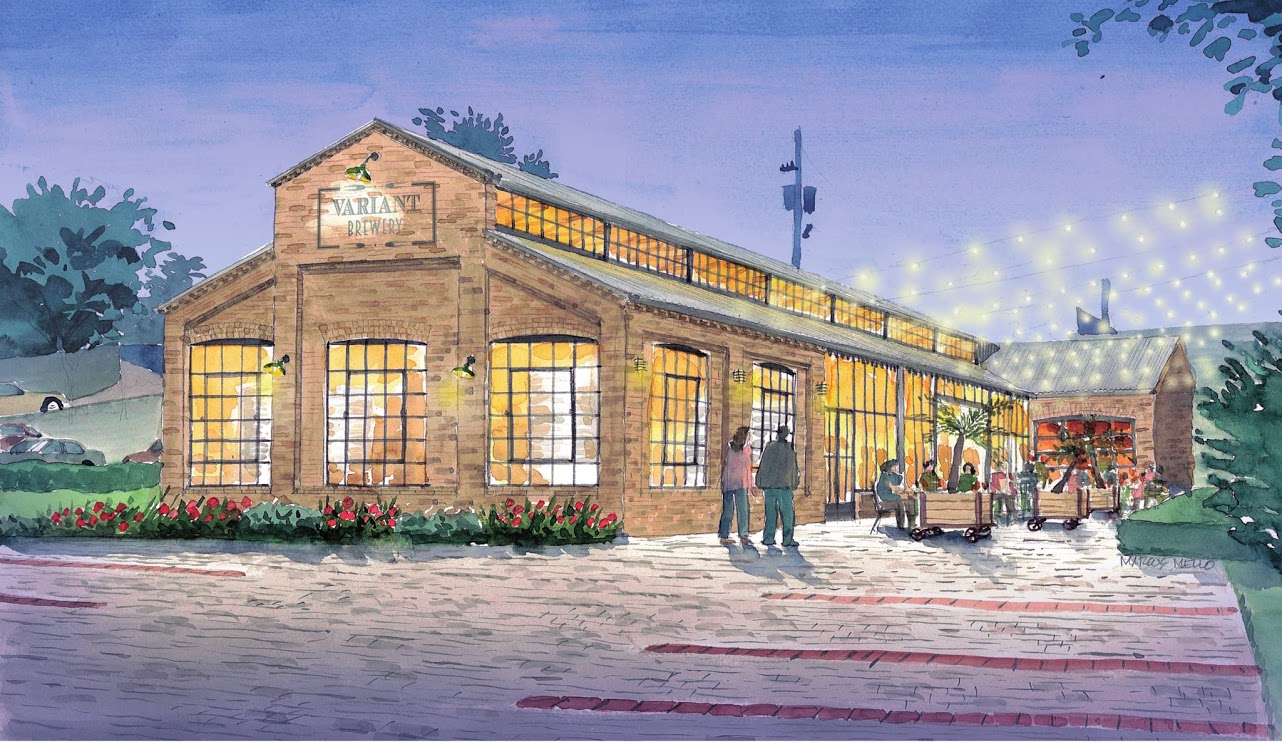 A rendering of Variant Brewing Company in Roswell, GA. 