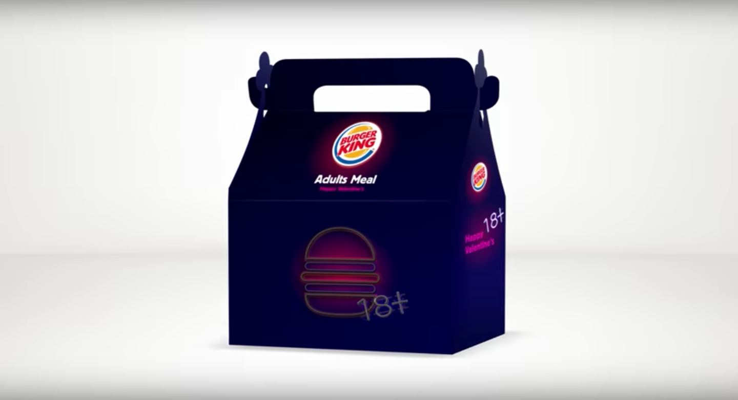 Burger King Adults Meal Box
