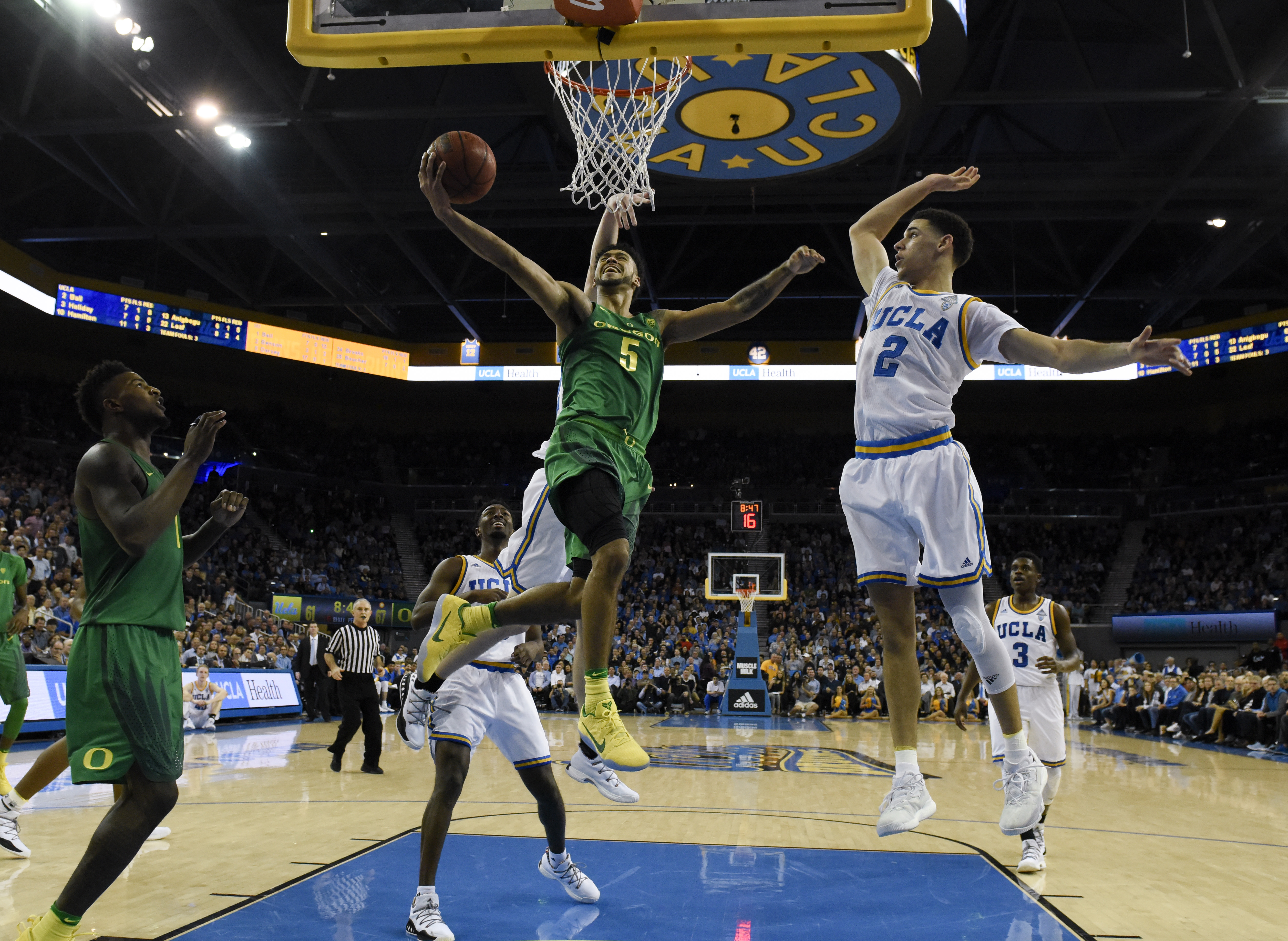 NCAA Basketball: Oregon at UCLA