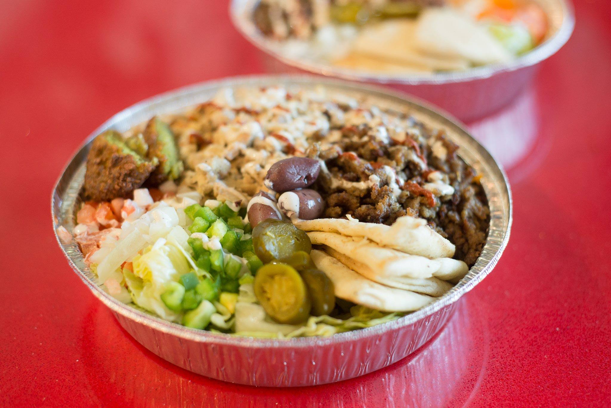 A platter from The Halal Guys