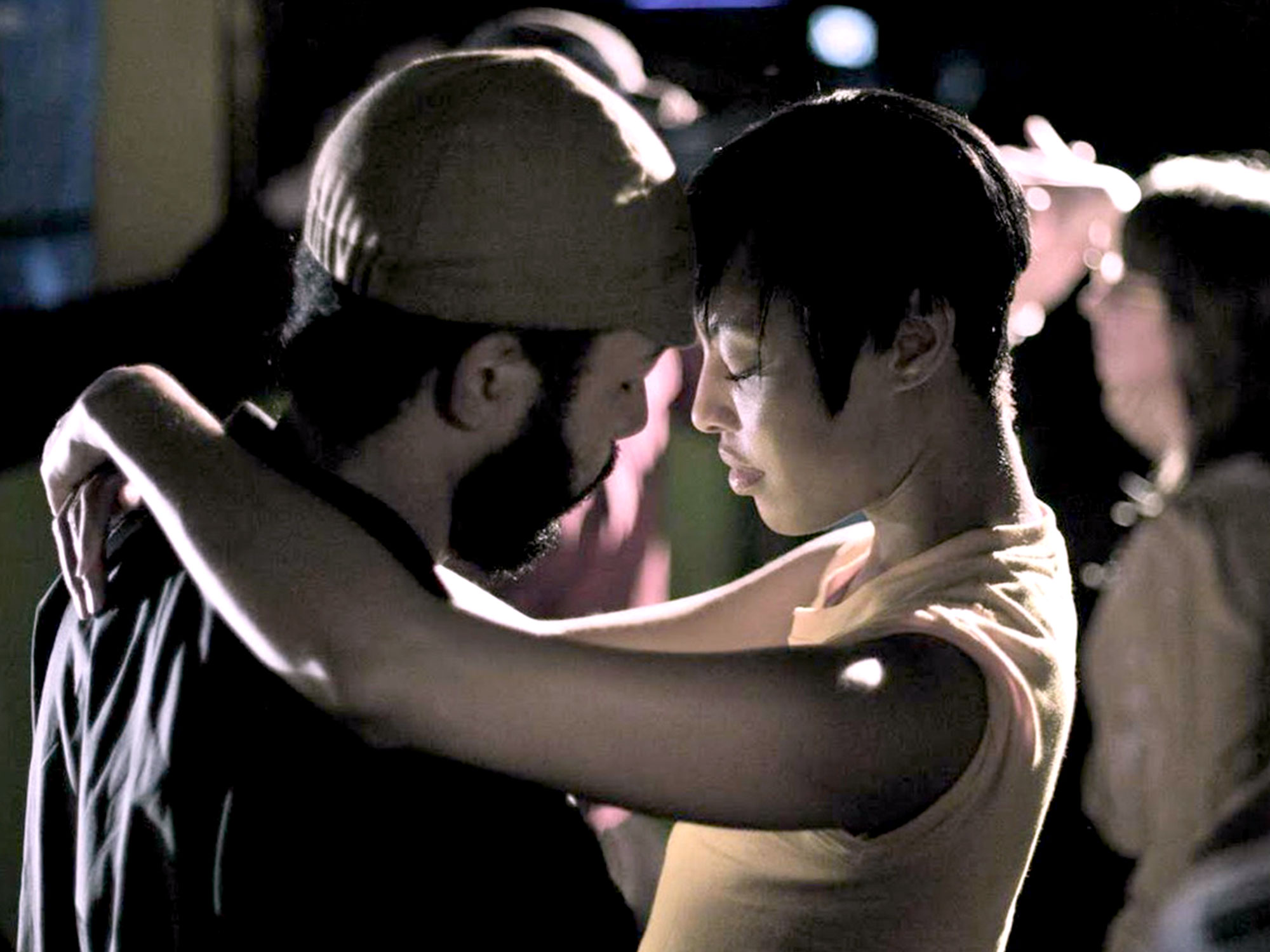 Wyatt Cenac and Tracey Heggins in Medicine for Melancholy, the first film written and directed by Barry Jenkins, who also made Moonlight.