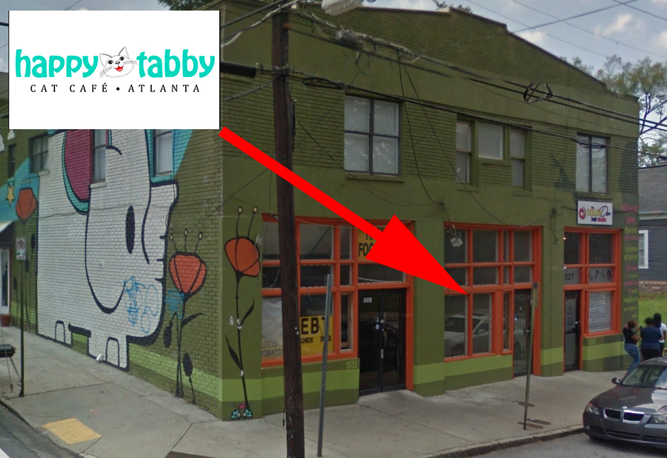 The building that will house Happy Tabby Cat Cafe.