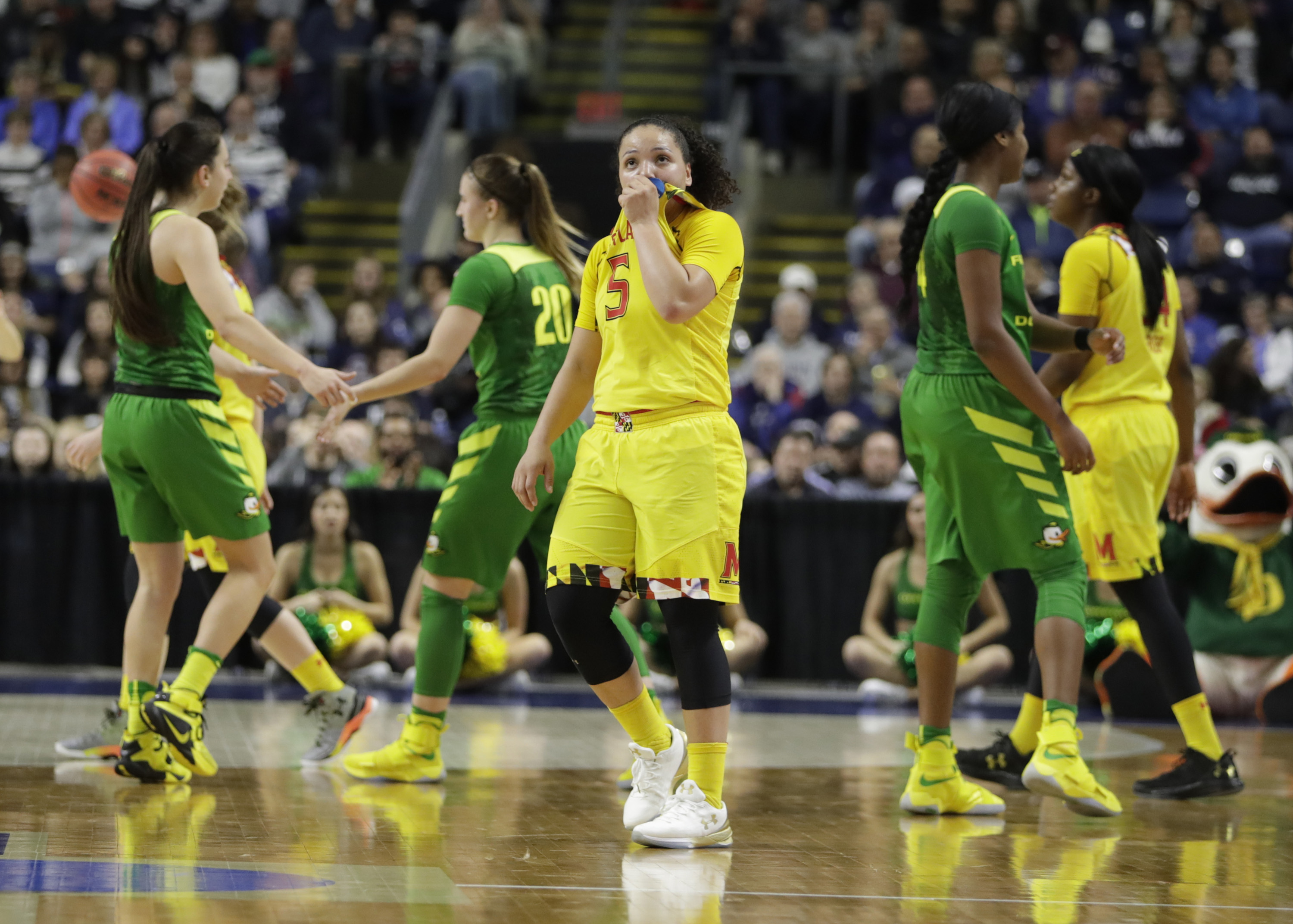 NCAA Womens Basketball: NCAA Tournament-Bridgeport Regional-Maryland vs Oregon