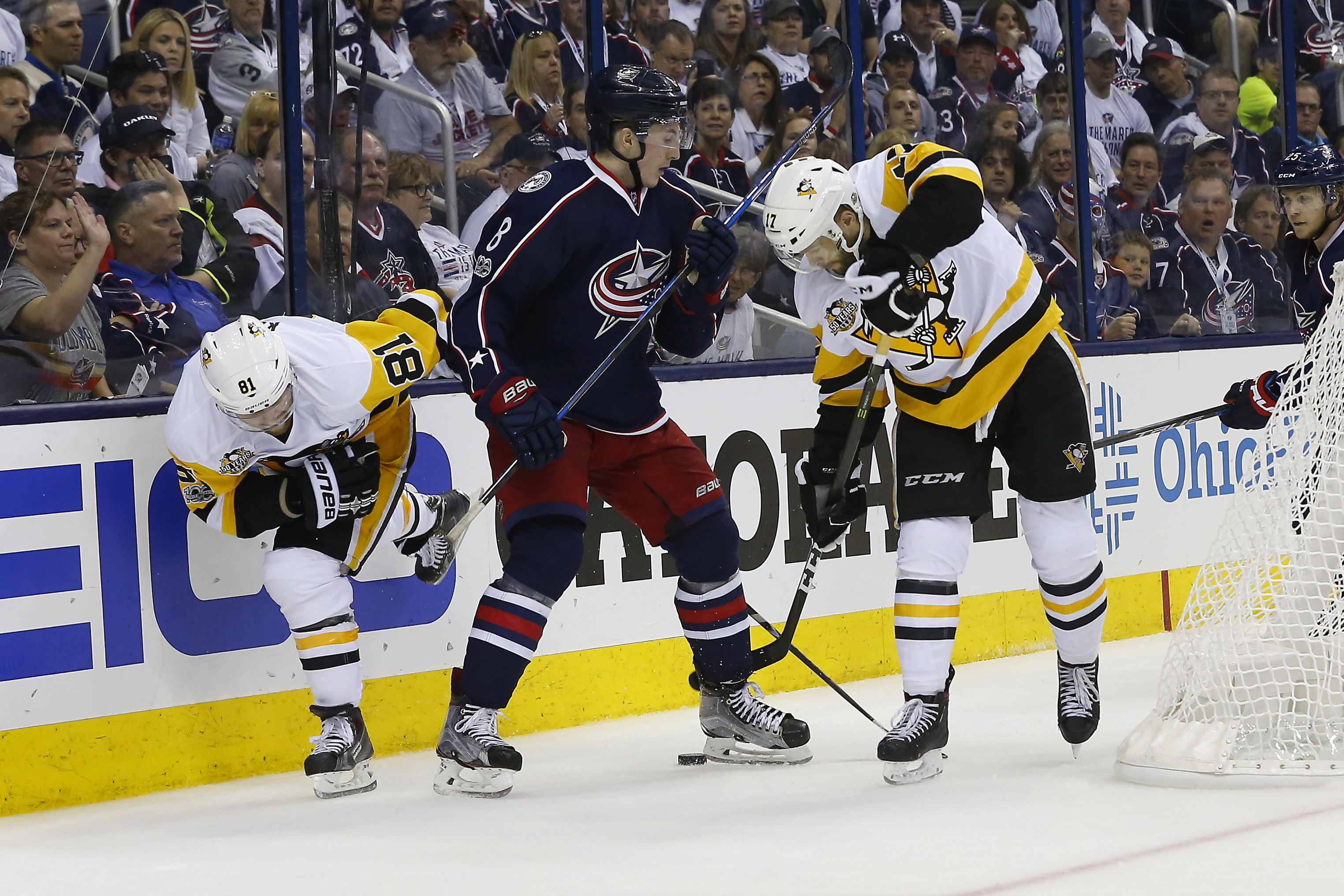 NHL: Stanley Cup Playoffs-Pittsburgh Penguins at Columbus Blue Jackets
