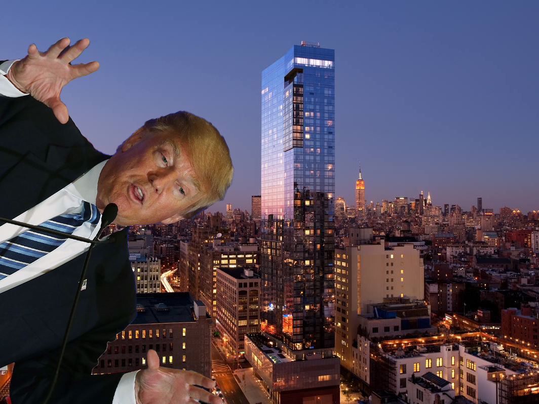 Donald Trump at Trump Soho