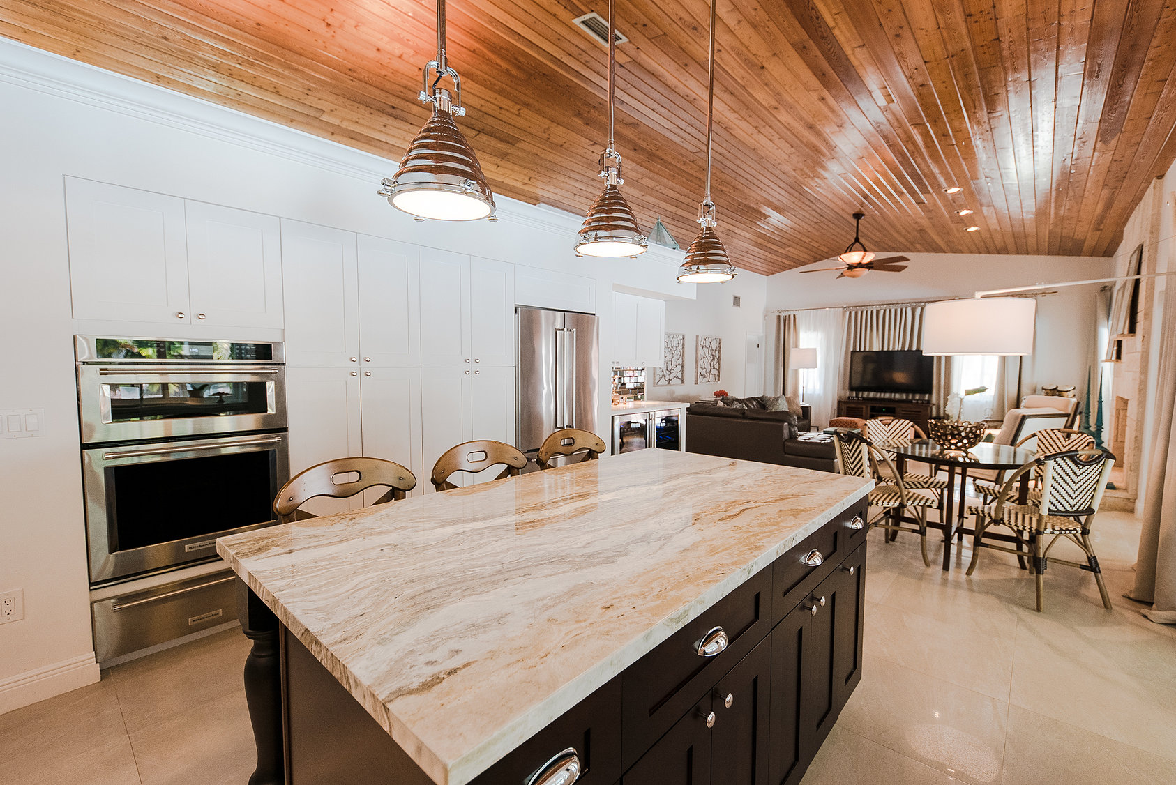 Inside the kitchen of a home for sale in Palmetto Bay