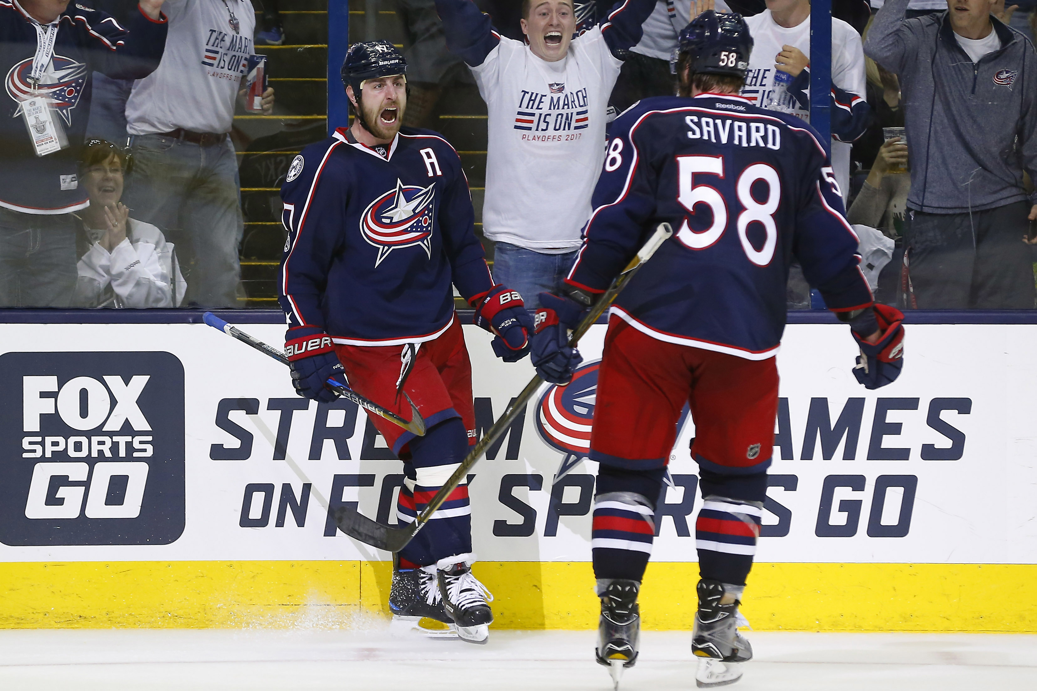 NHL: Stanley Cup Playoffs-Pittsburgh Penguins at Columbus Blue Jackets