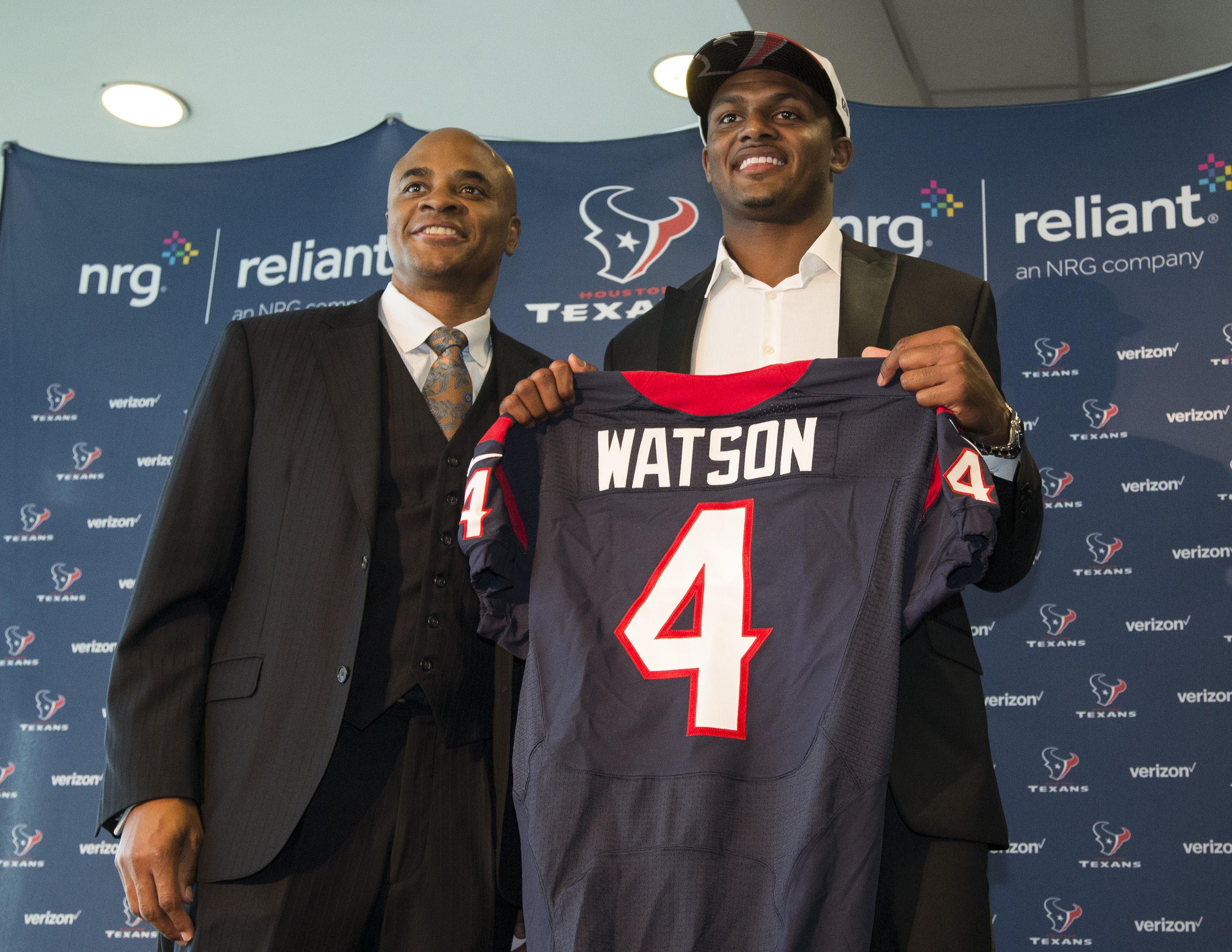 NFL: Houston Texans-Deshaun Watson Press Conference