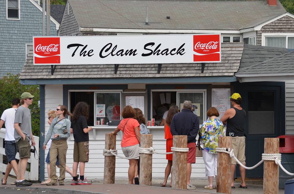 The lines get long in the summer at The Clam Shack