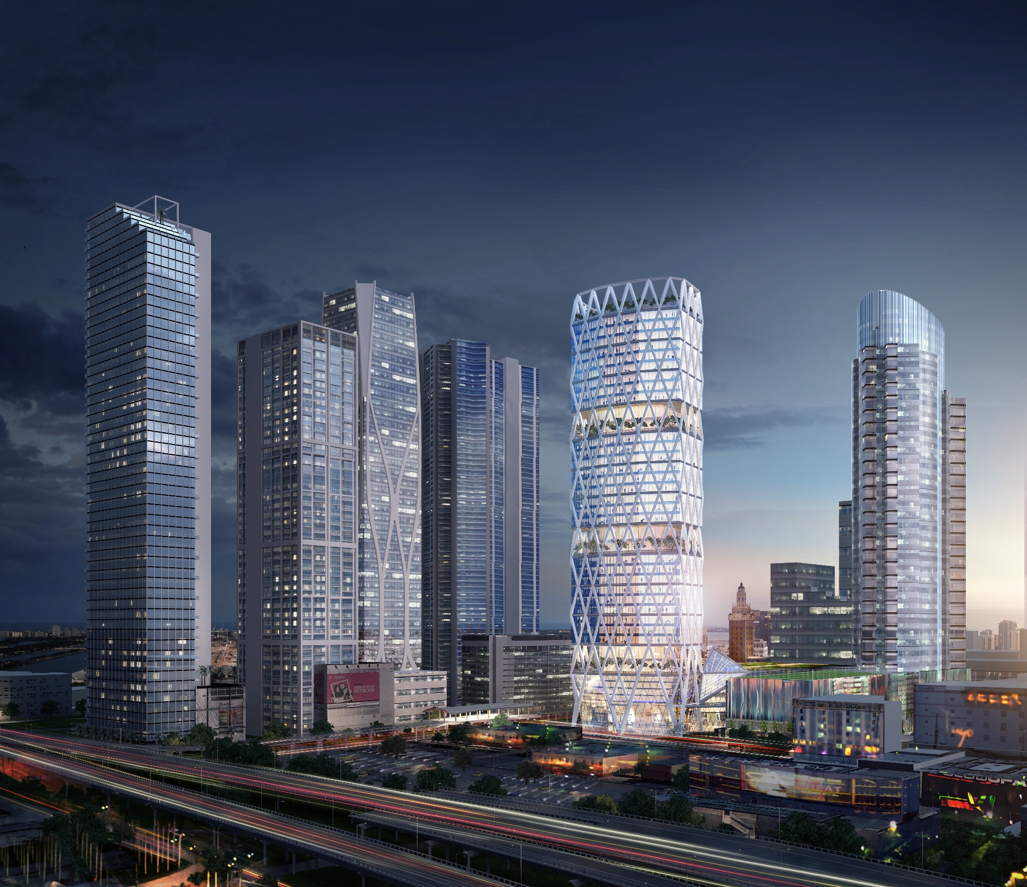 A rendering of 110 10th Street at Miami Worldcenter