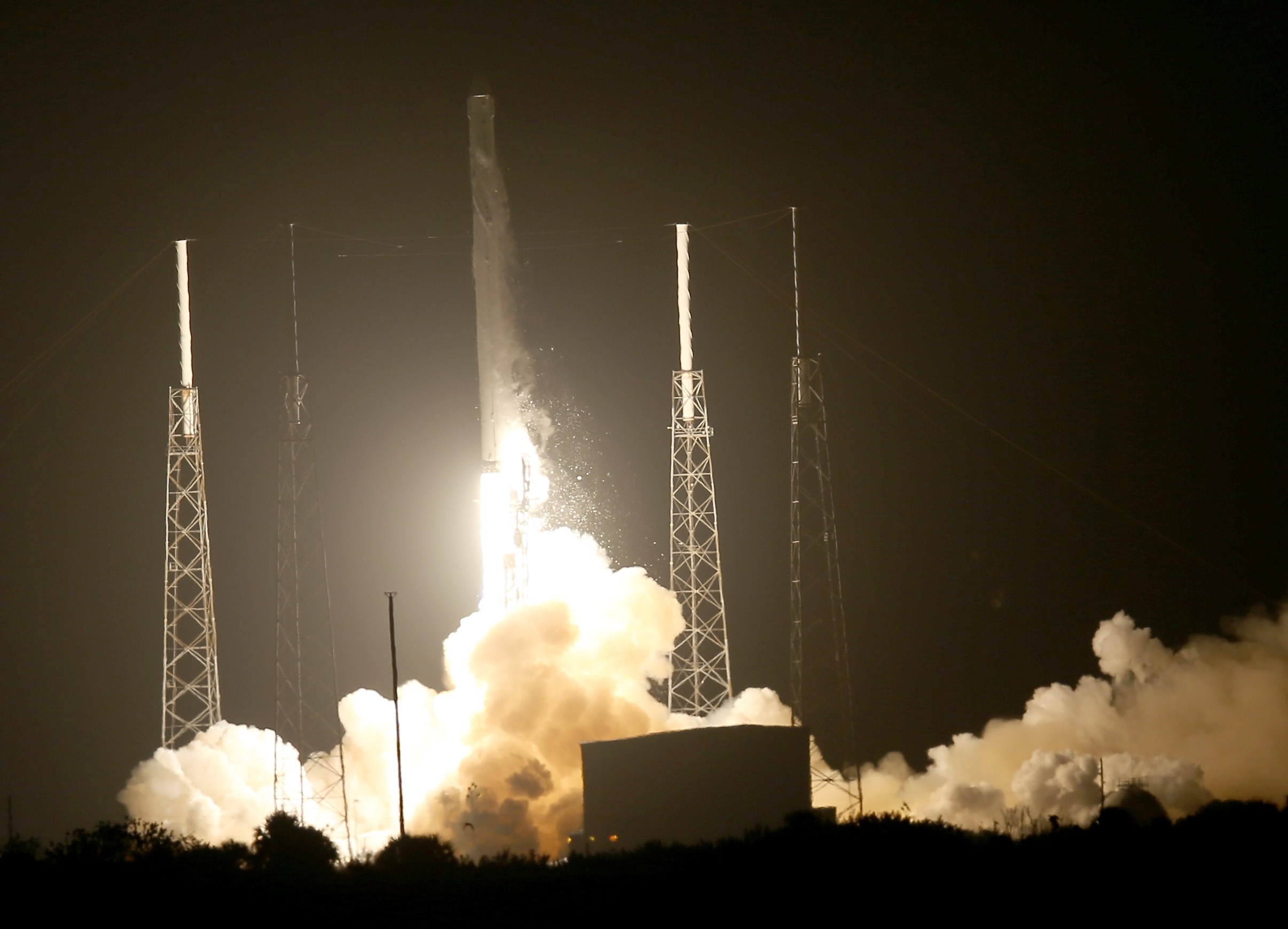 Private Spaceflight Company SpaceX Launches Cargo Capsule On Resupply Mission To Int'l Space Station