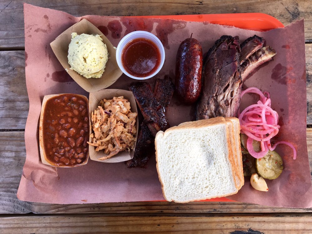 Smoked meats from La Barbecue