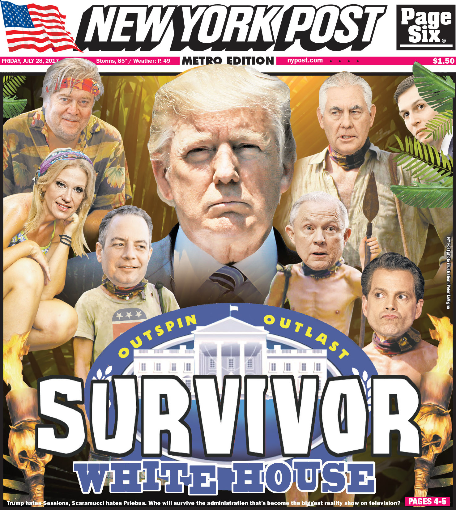 New York Post Cover July 