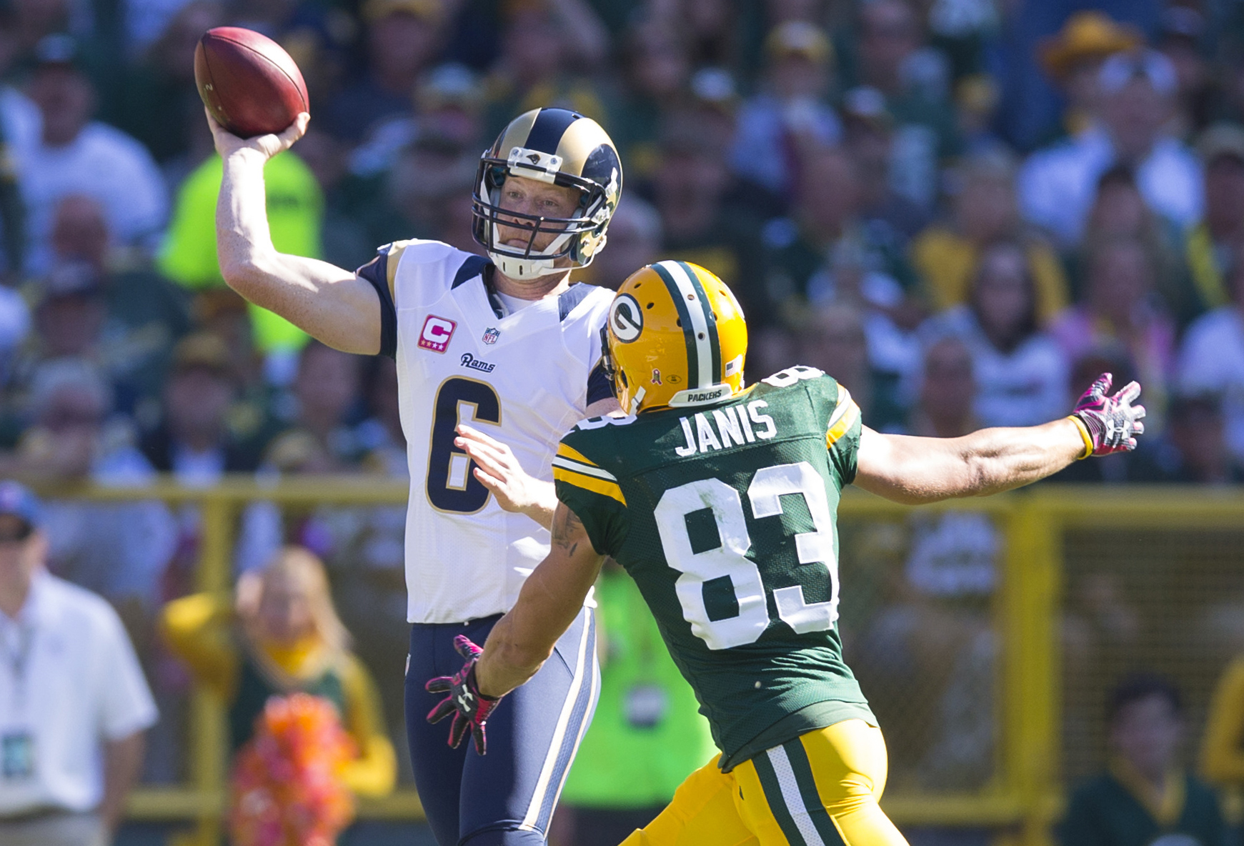 NFL: St. Louis Rams at Green Bay Packers
