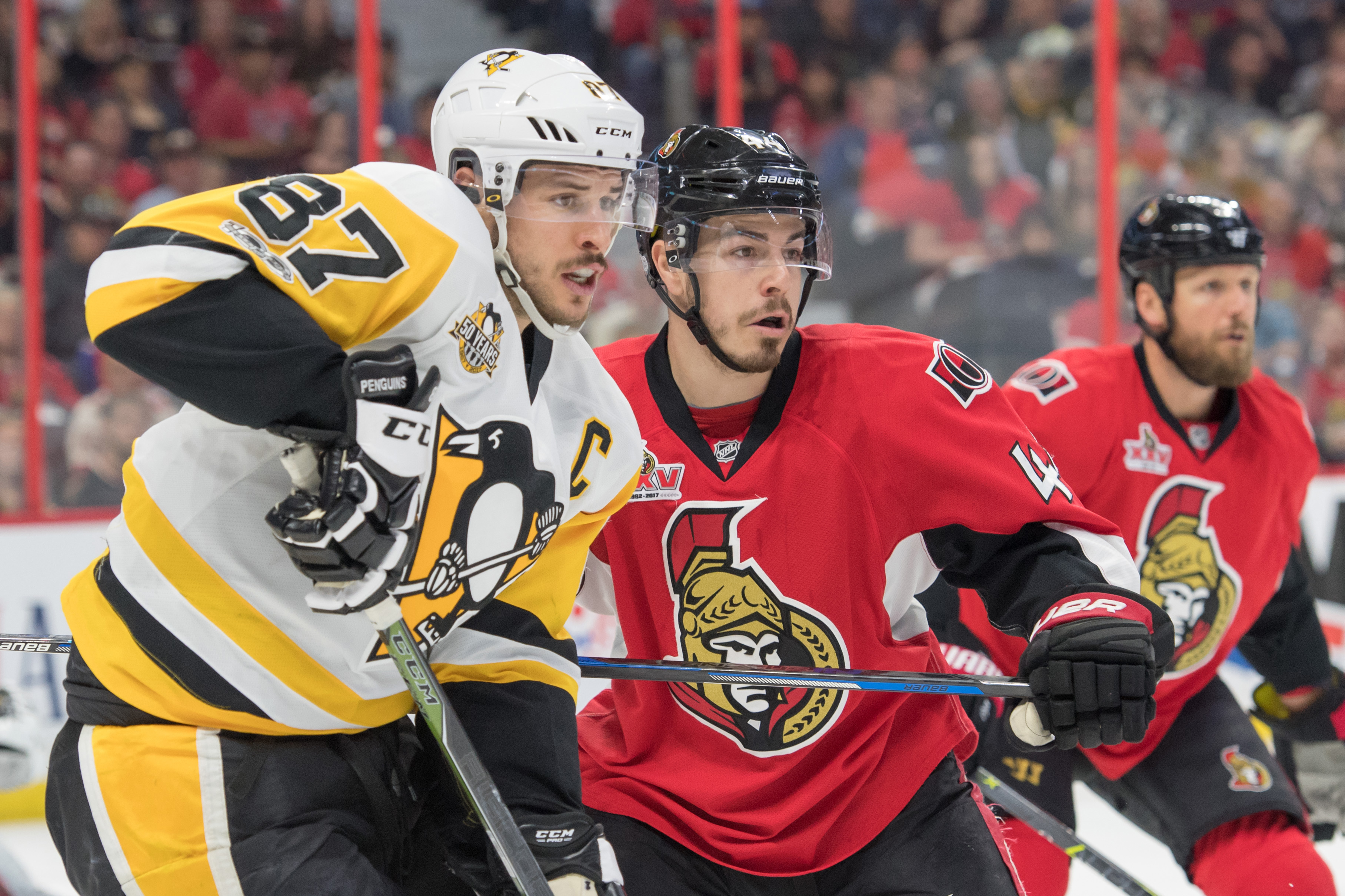 NHL: Stanley Cup Playoffs-Pittsburgh Penguins at Ottawa Senators