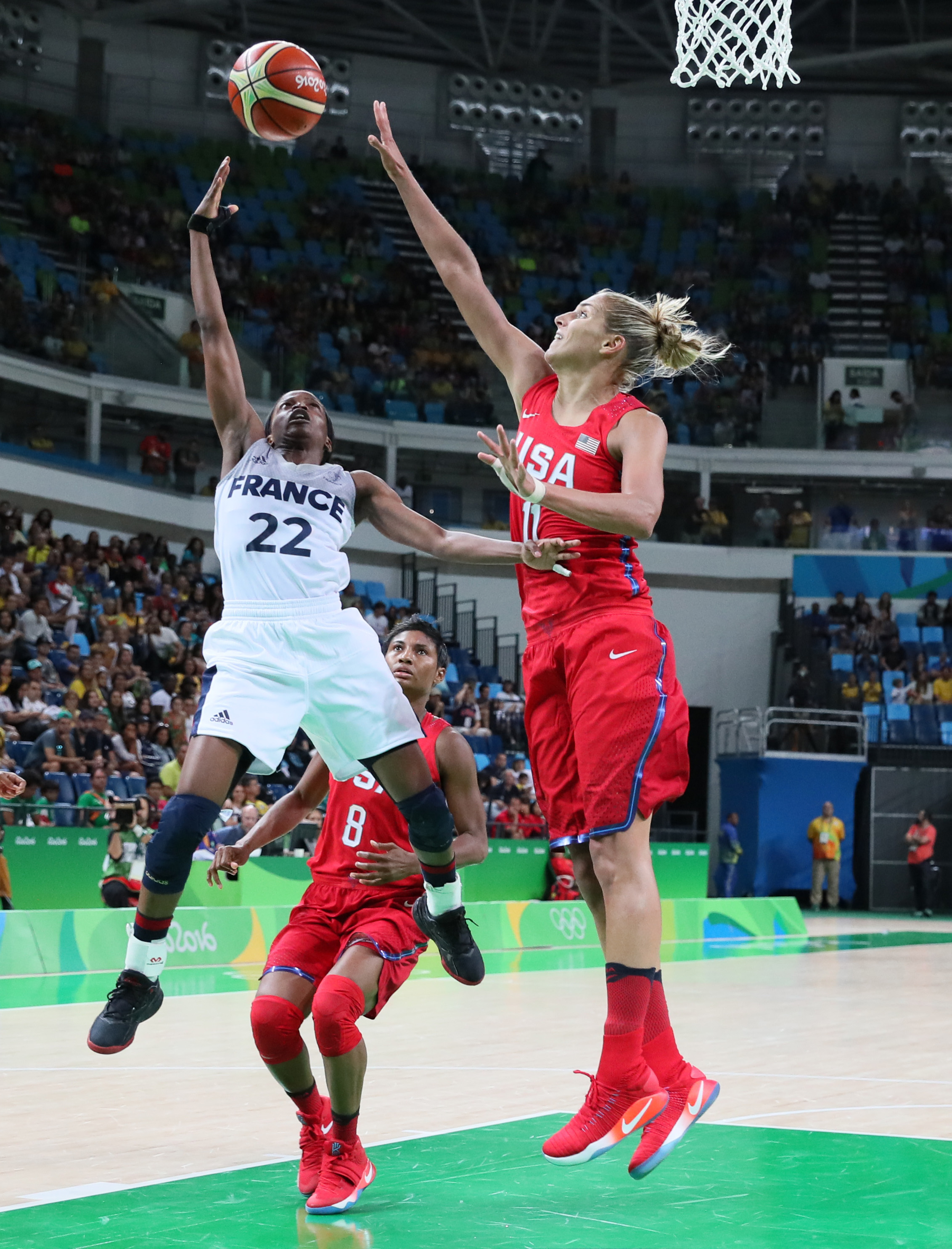 Olympics: Basketball-Women's Team-Semifinal -FRA vs USA