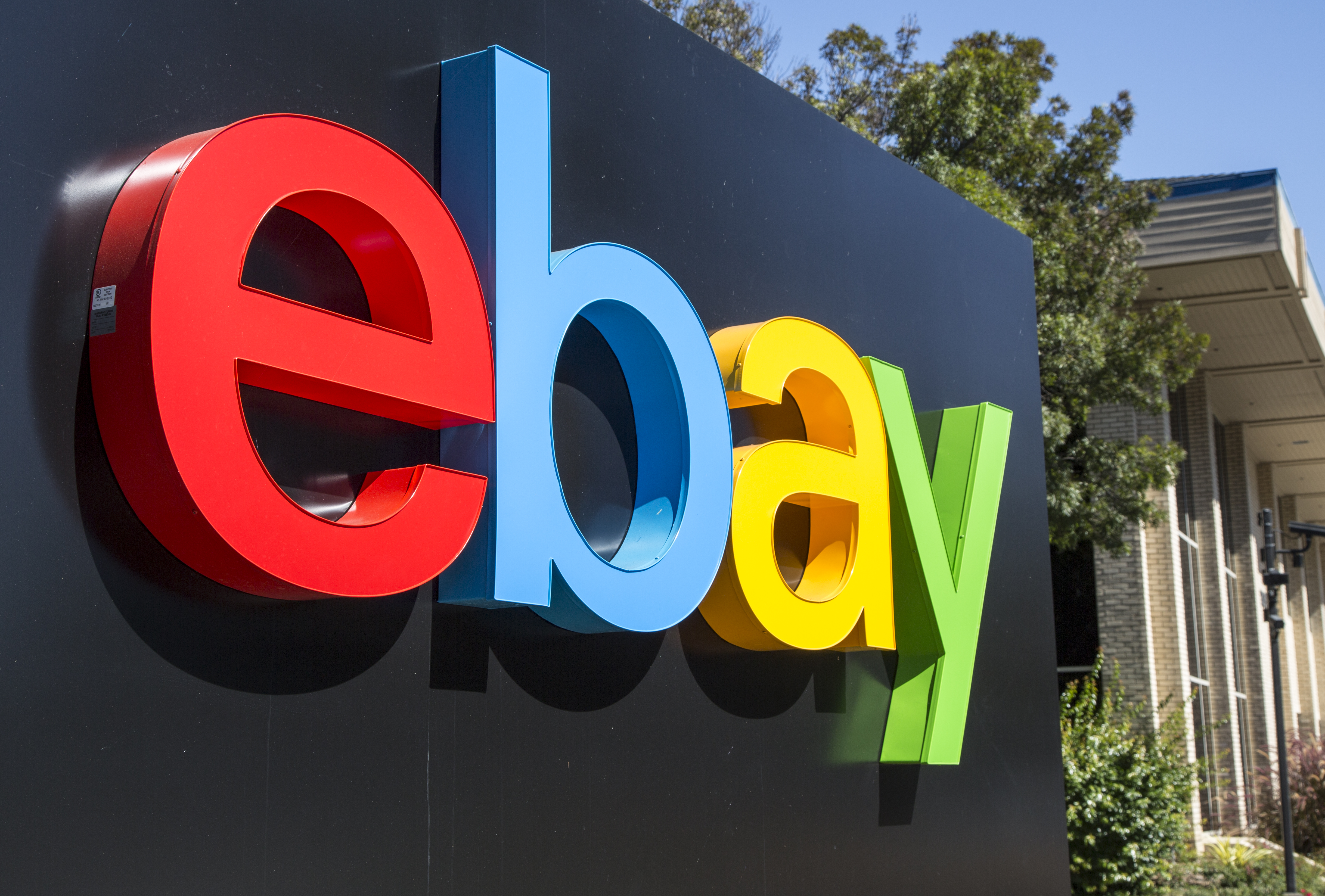 The eBay logo.