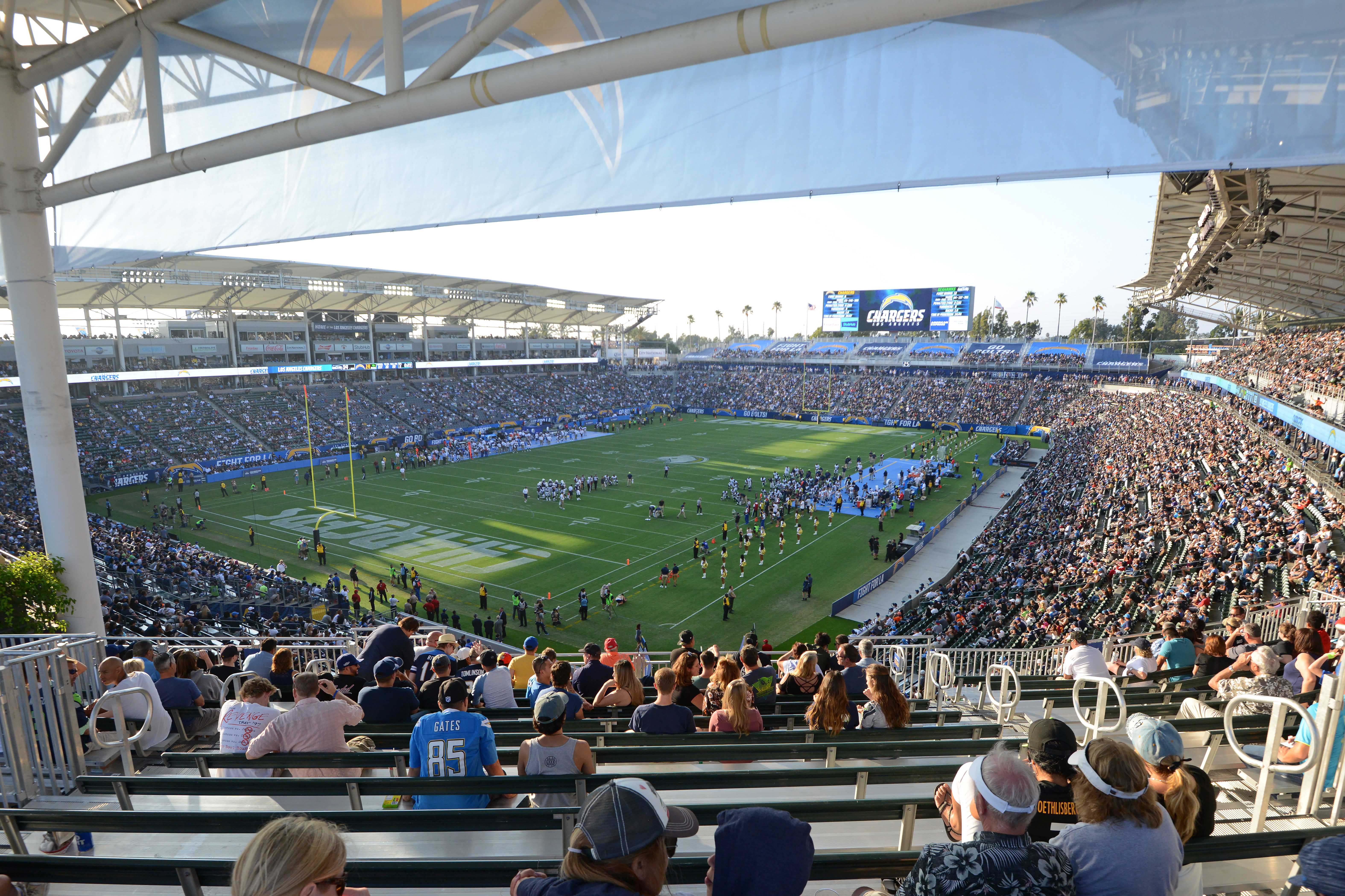 los angeles chargers home schedule