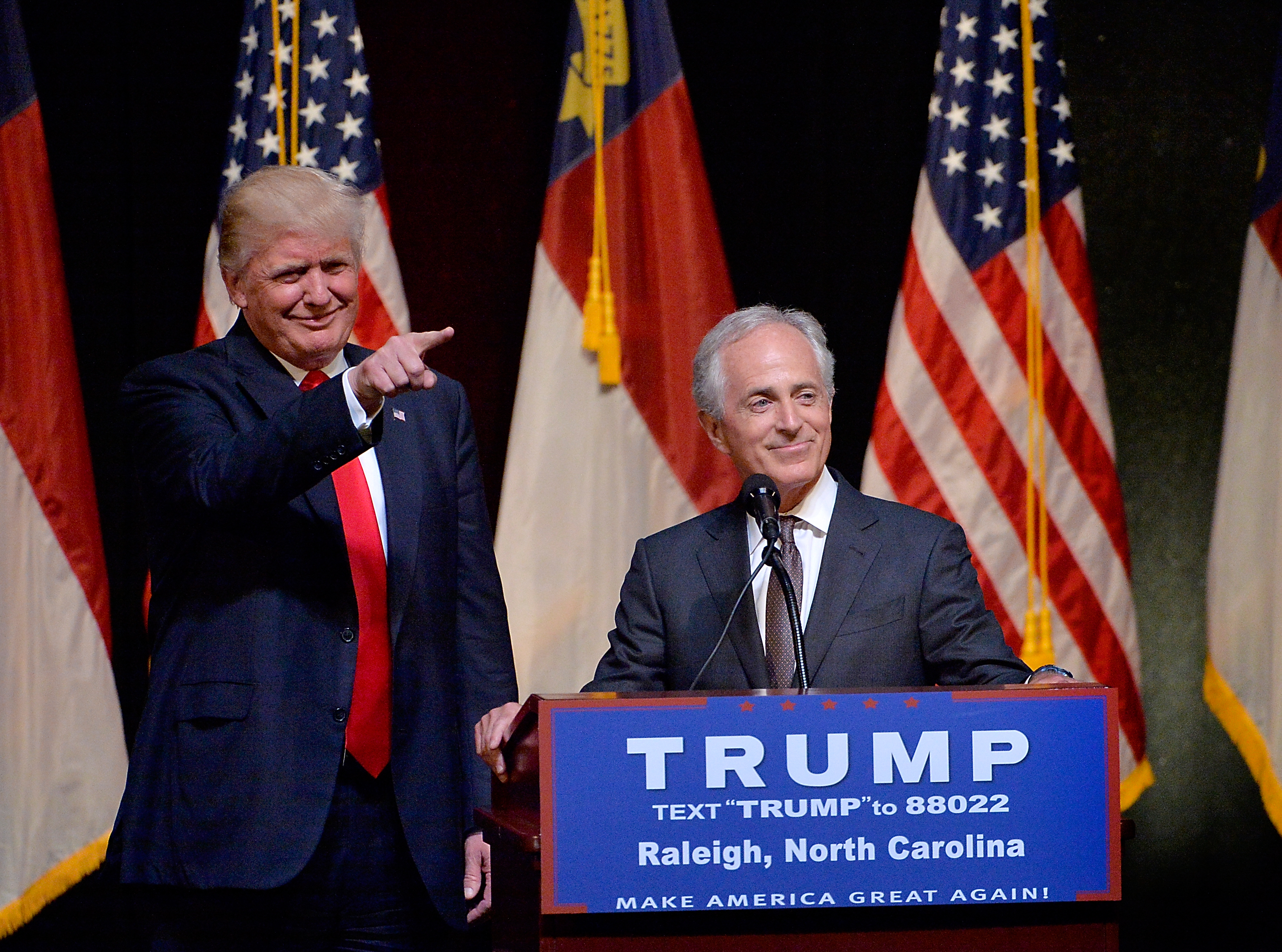 Donald Trump Campaigns In Raleigh, North Carolina