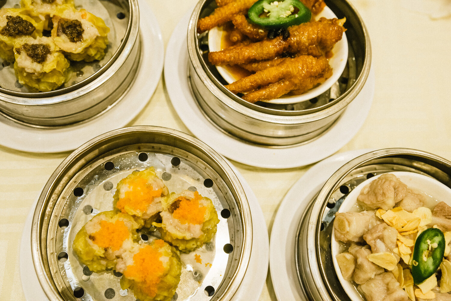 A selection of dim sum from J. Zhou in Tustin.