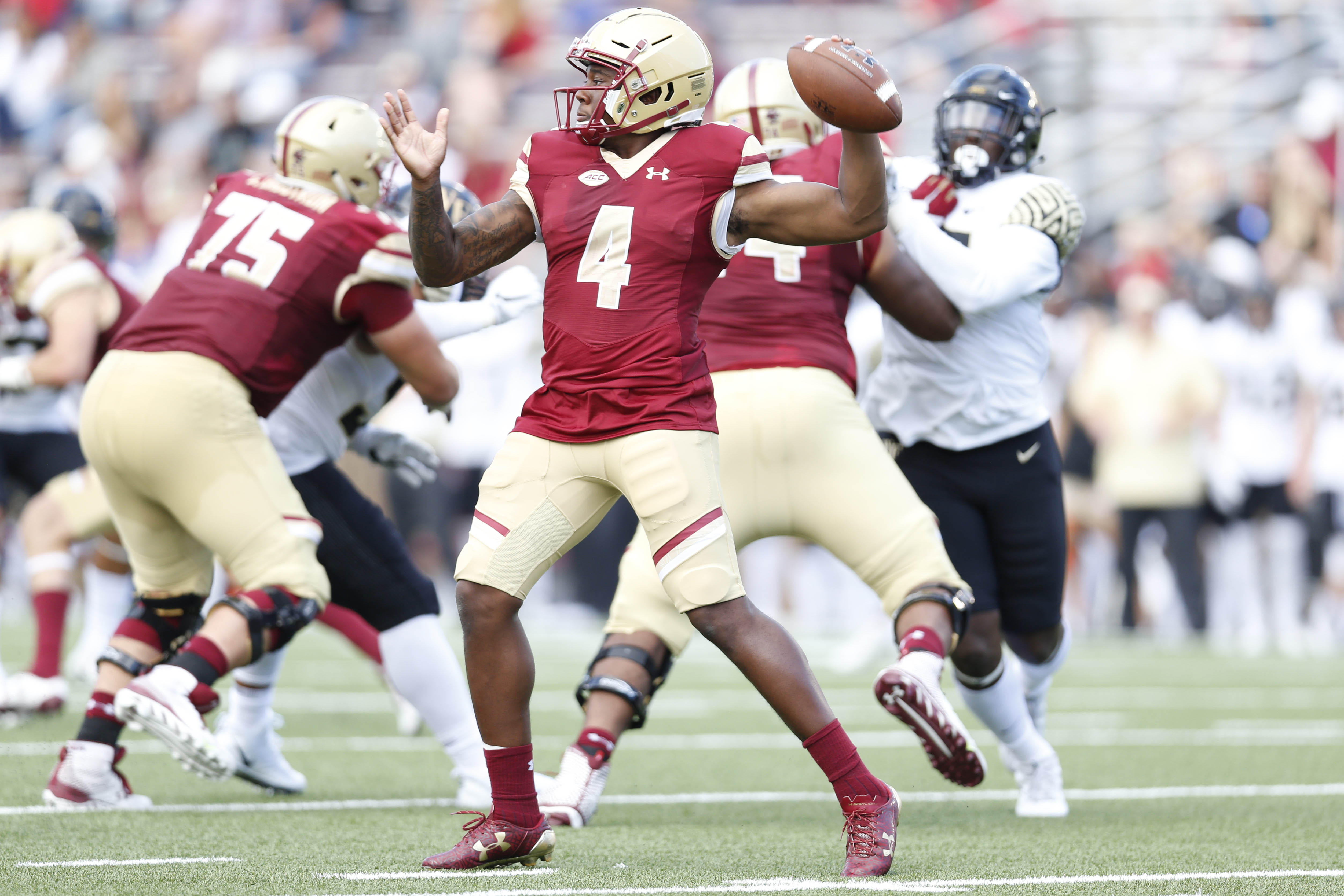 NCAA Football: Wake Forest at Boston College