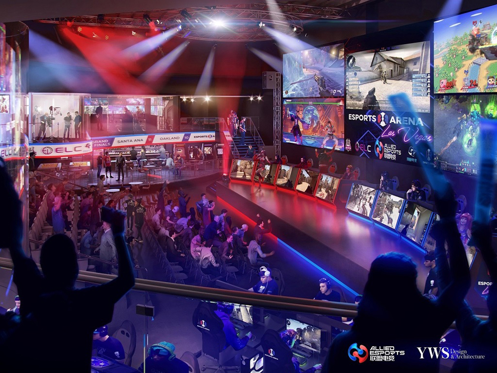 Allied Esports and Esports Arena&nbsp;rendering