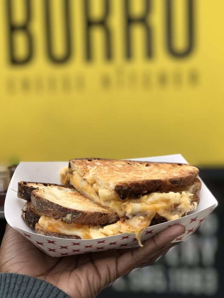 Grilled cheese sandwich from Burro Cheese Kitchen