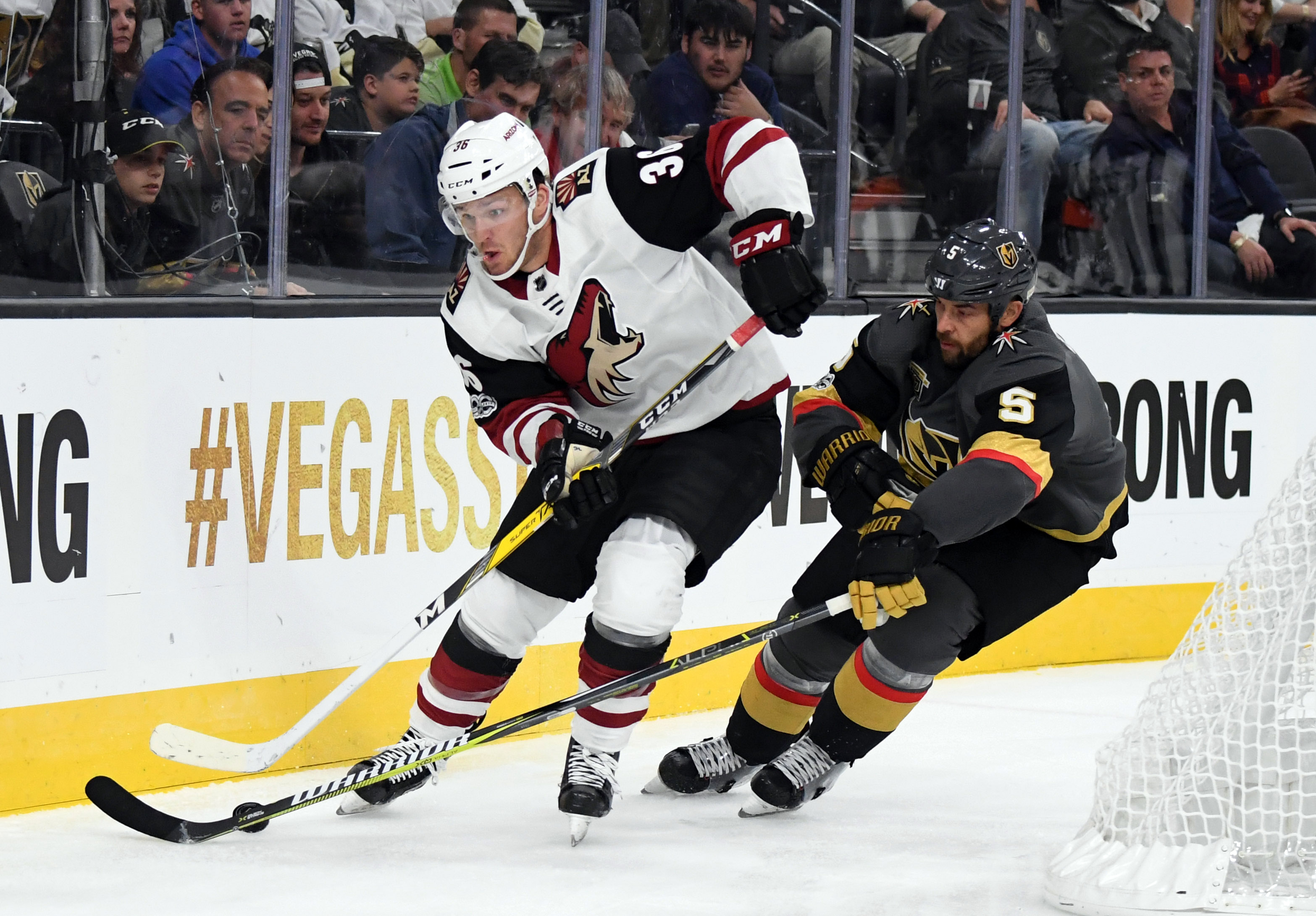 NHL: Arizona Coyotes at Vegas Golden Knights