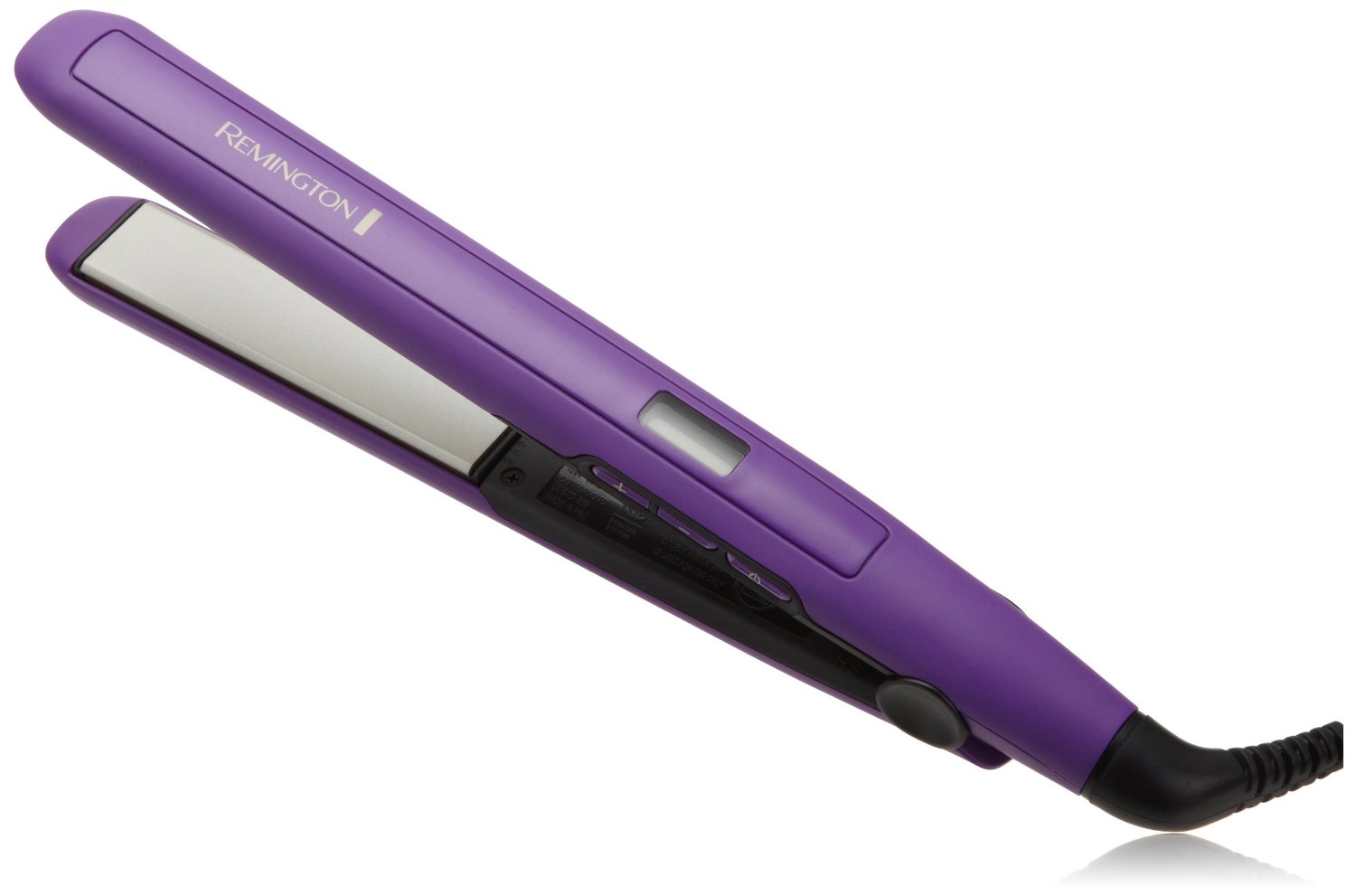 A purple Remington Pro hair straightener