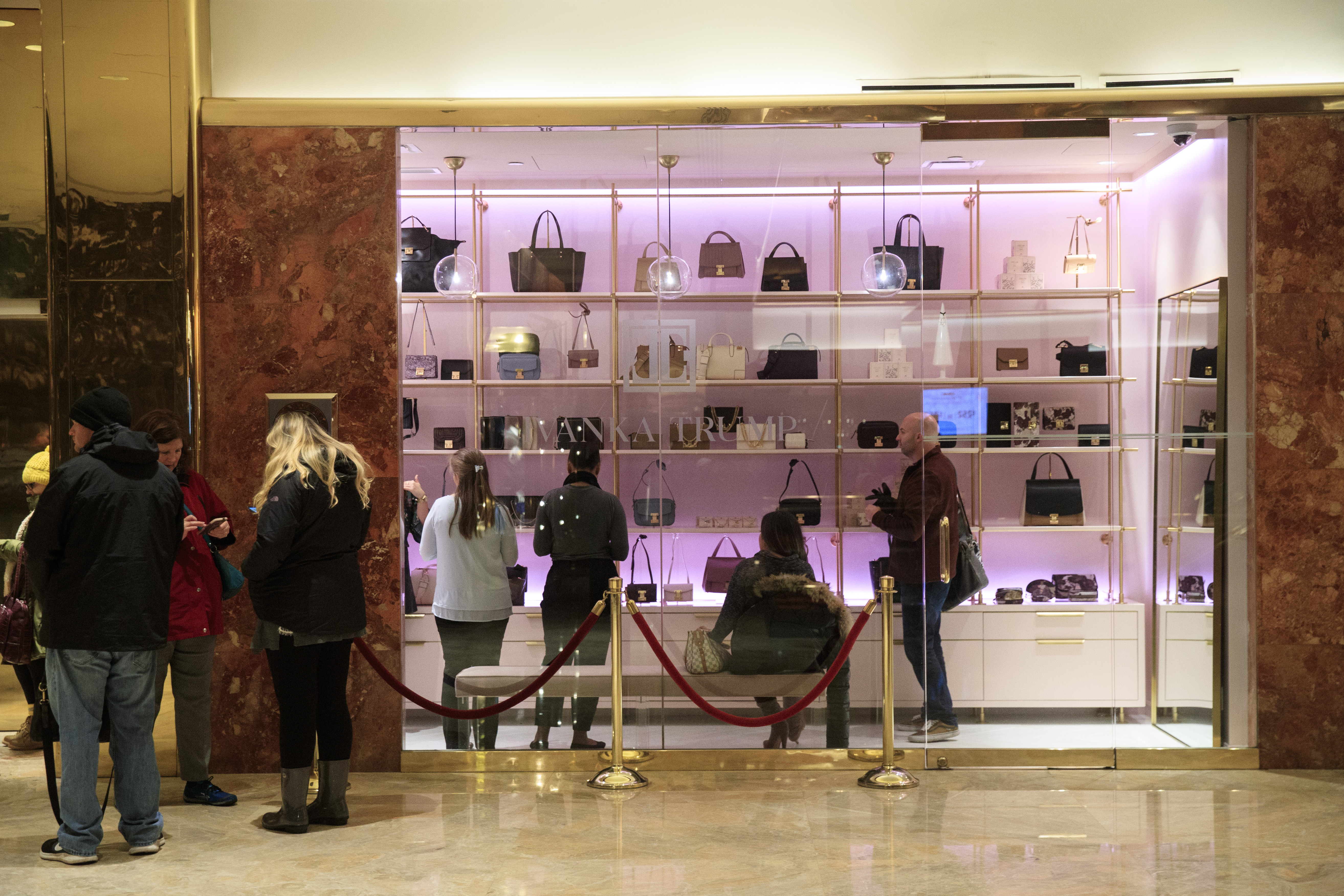 The Ivanka Trump brand boutique in Trump Tower