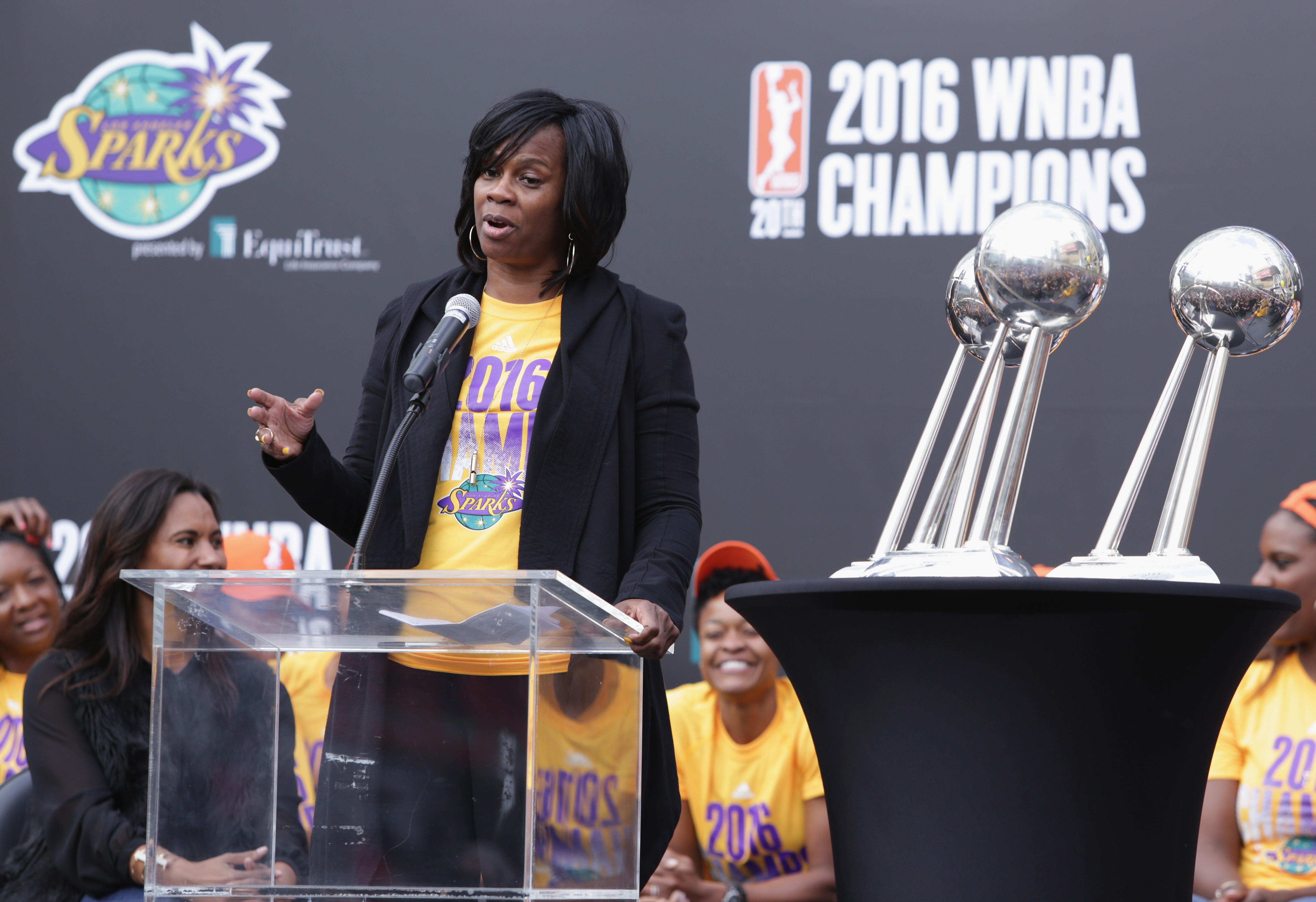 LA Sparks 2016 WNBA Championship Celebration