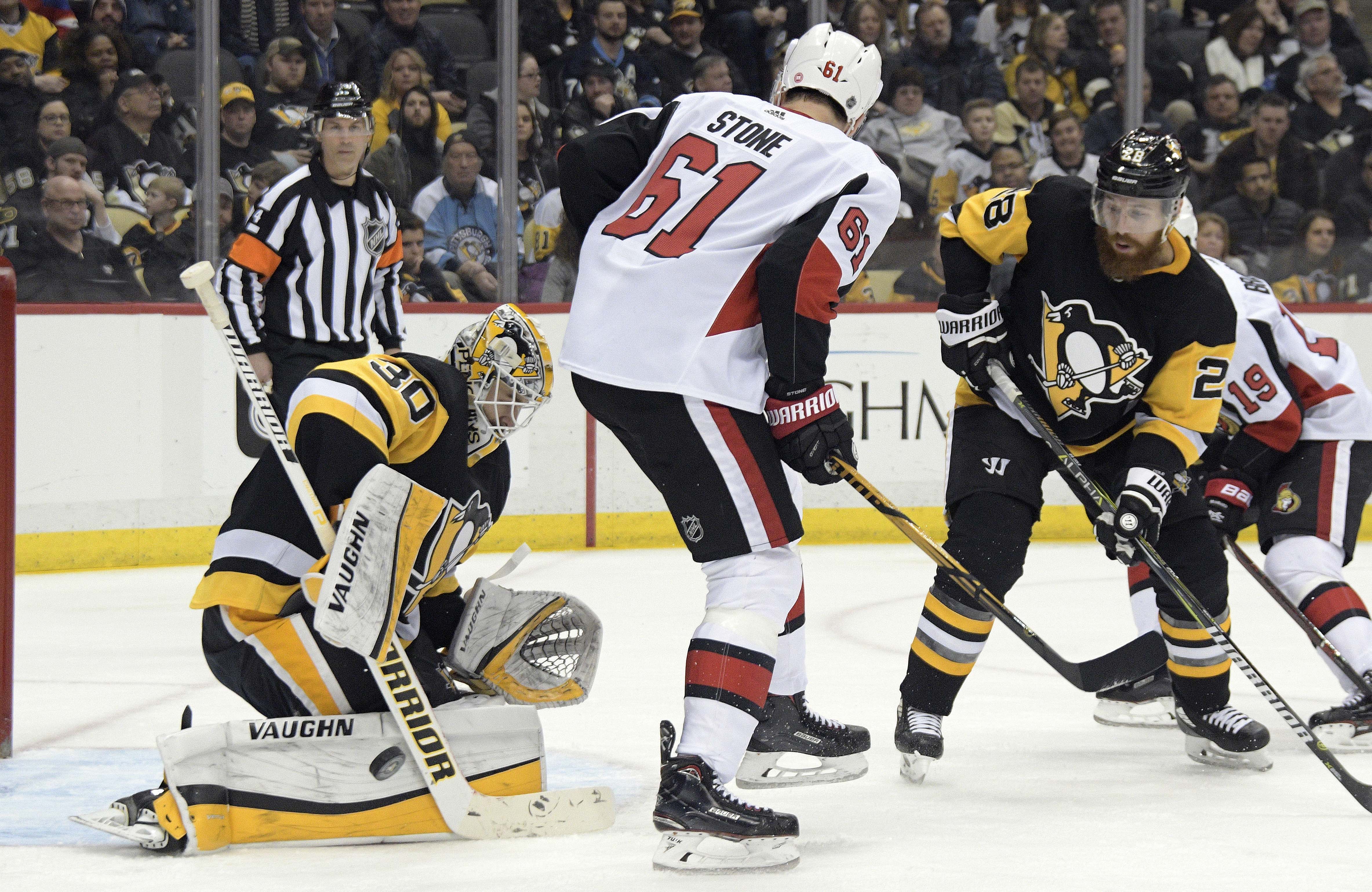 NHL: Ottawa Senators at Pittsburgh Penguins