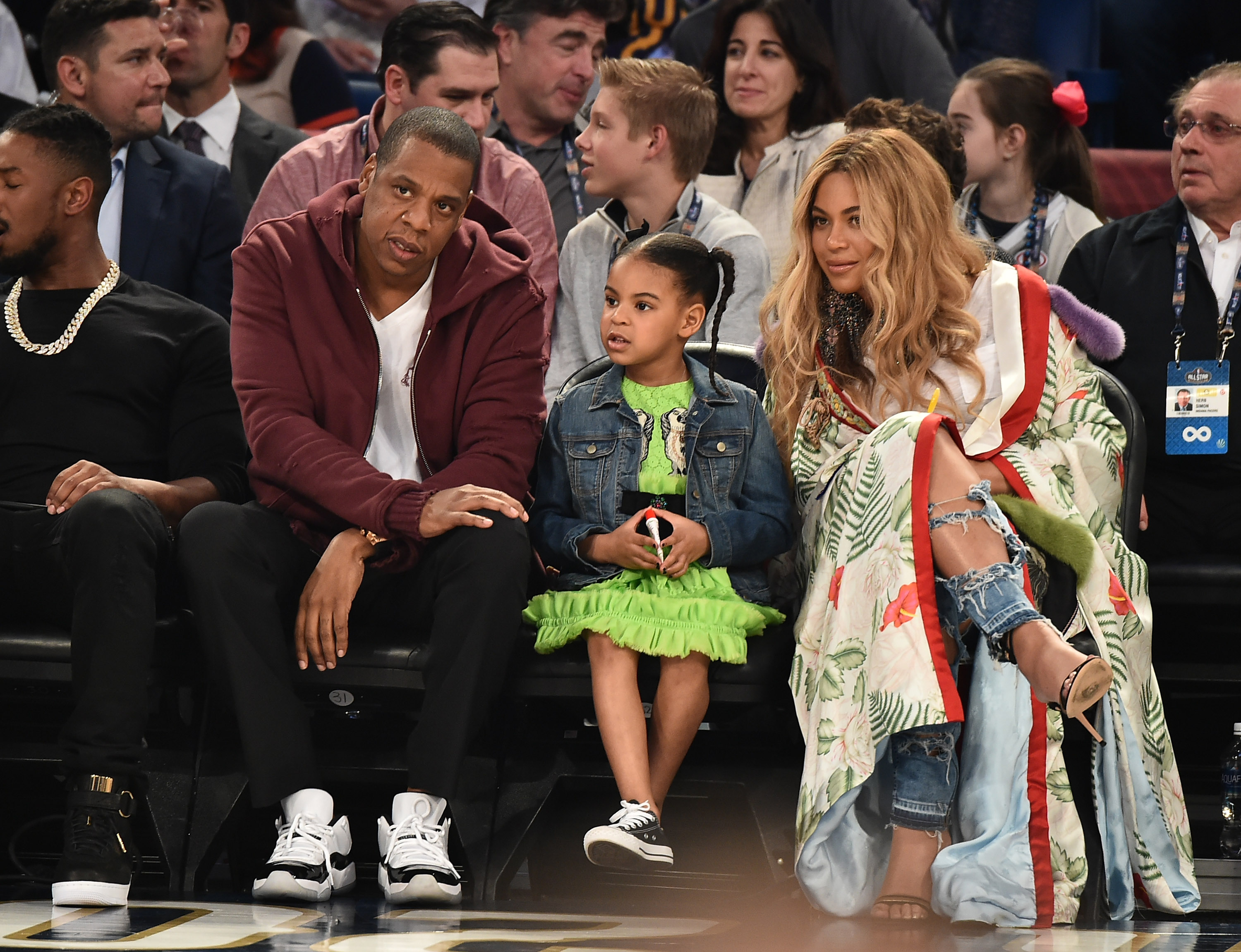 Celebrities Attend The 66th NBA All-Star Game