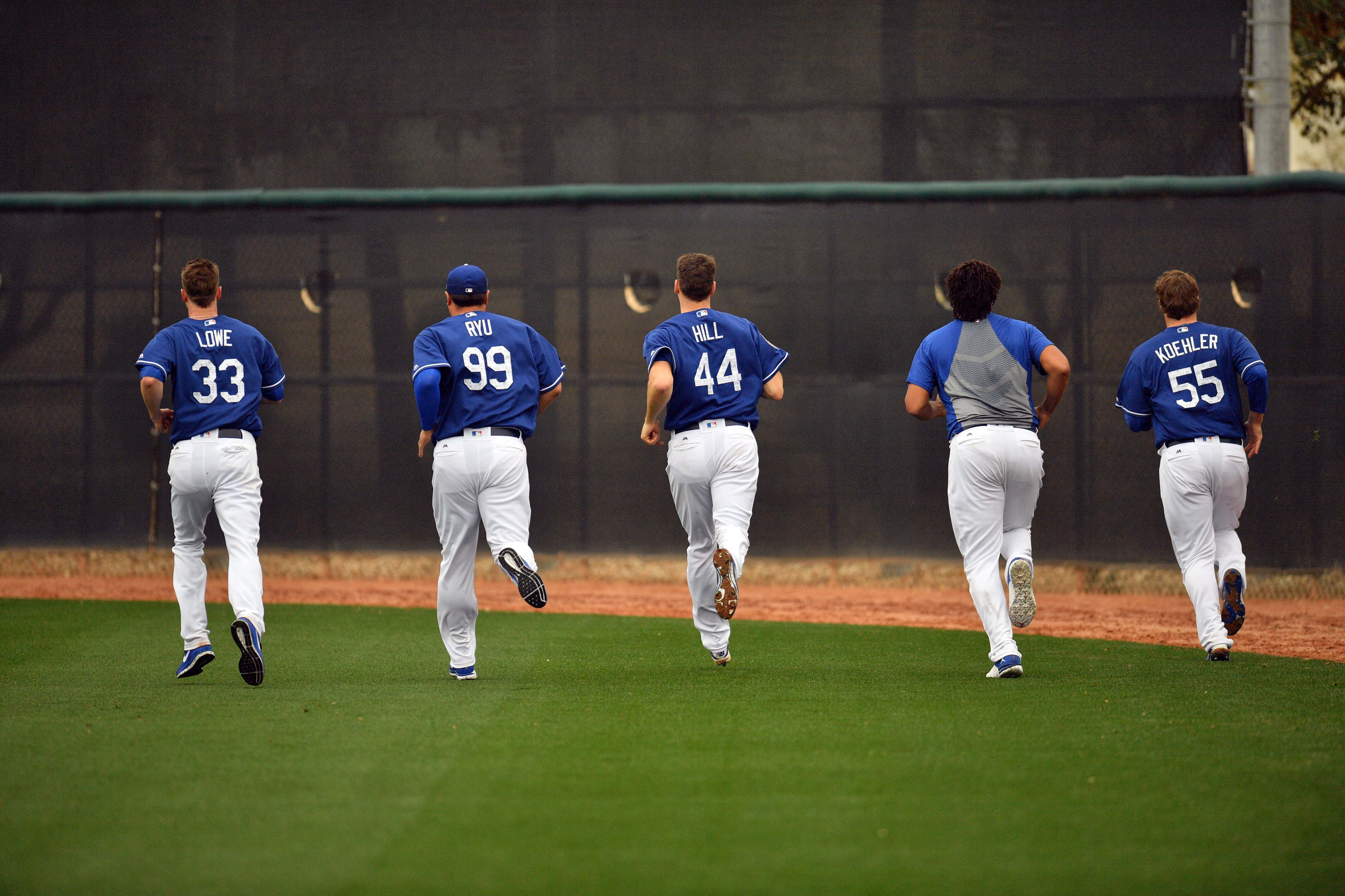 MLB: Los Angeles Dodgers-Workout