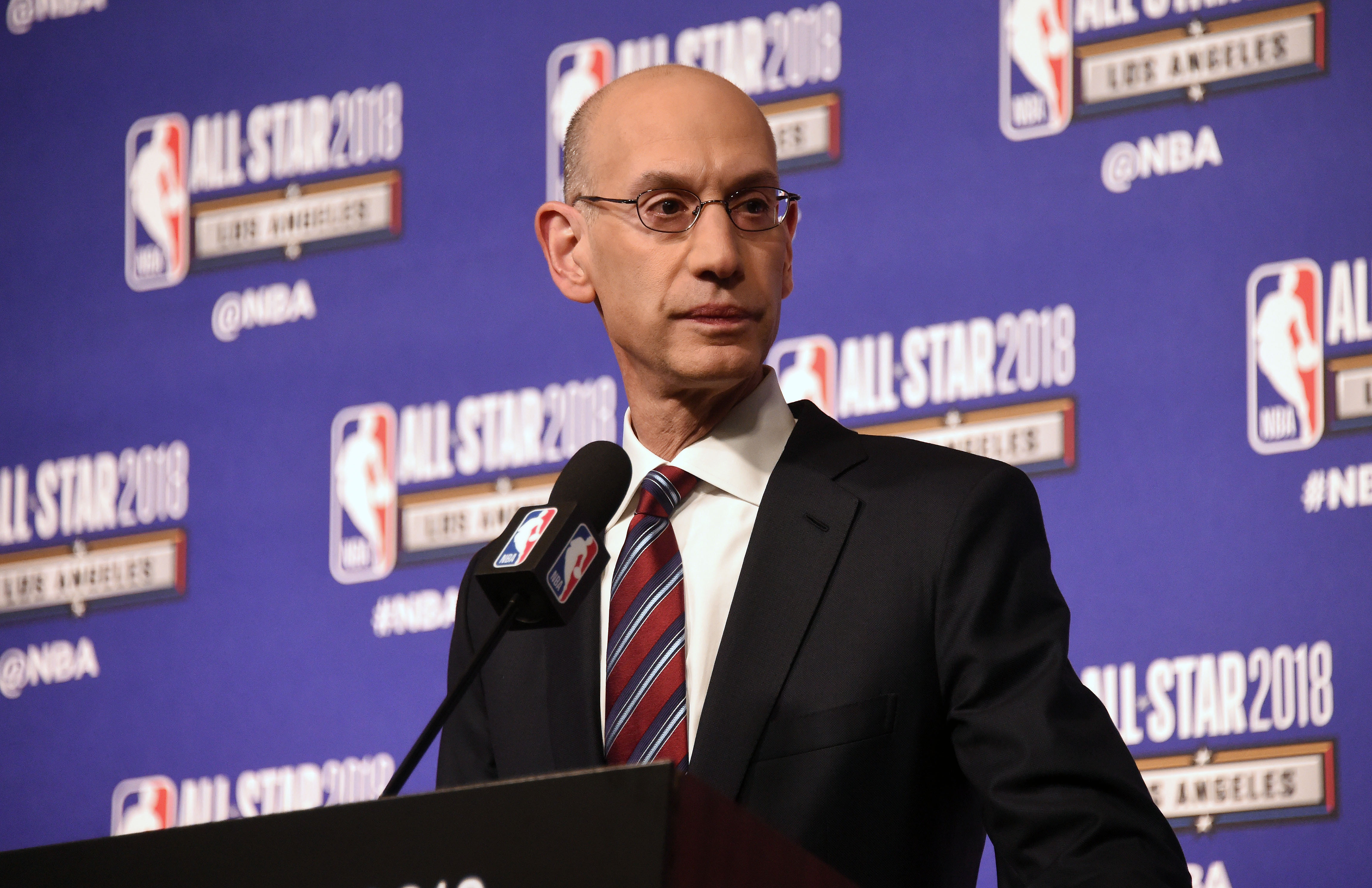 NBA: All Star Game-Commissioner Press Conference