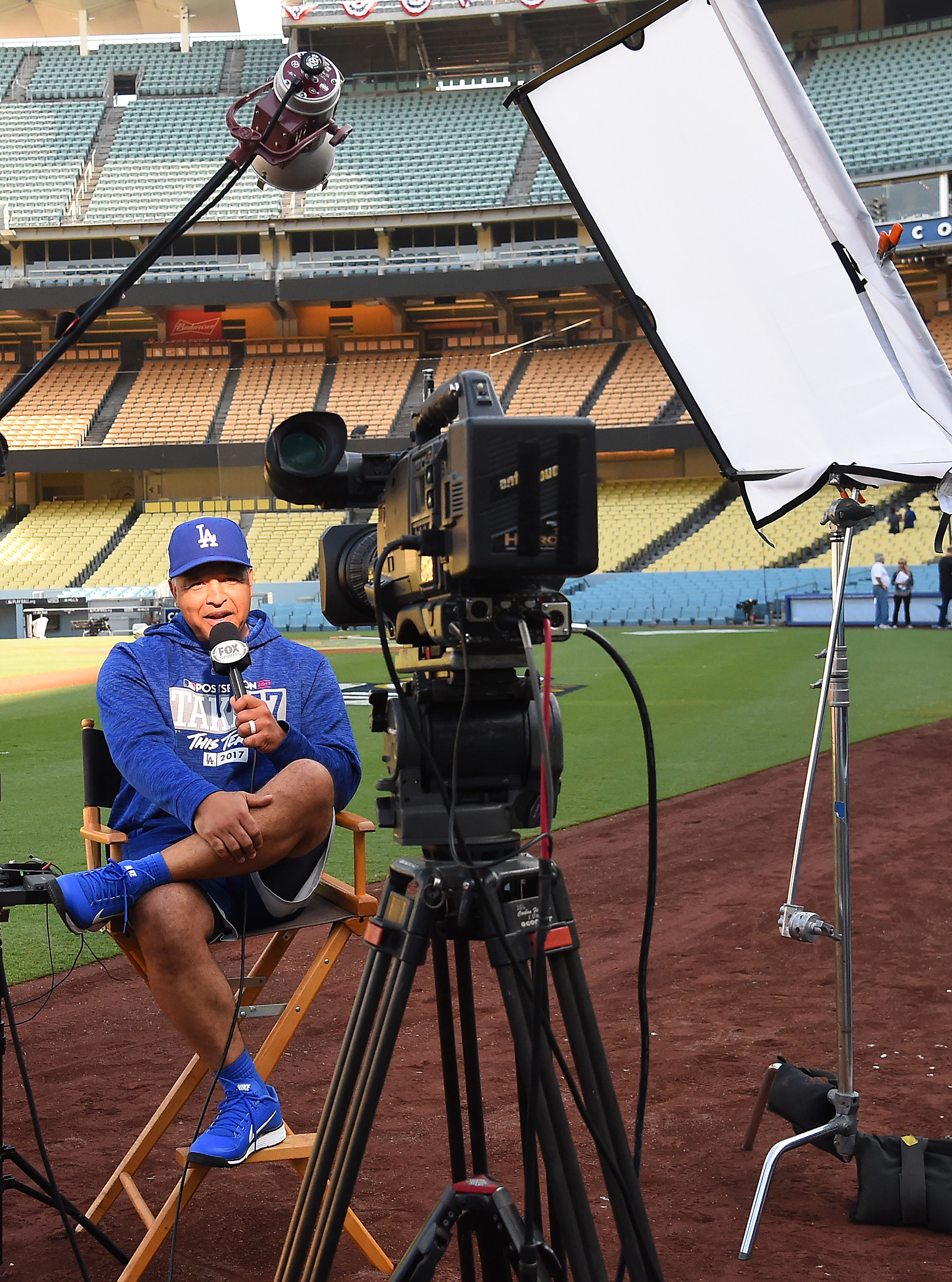 MLB: NLCS-Los Angeles Dodgers workouts