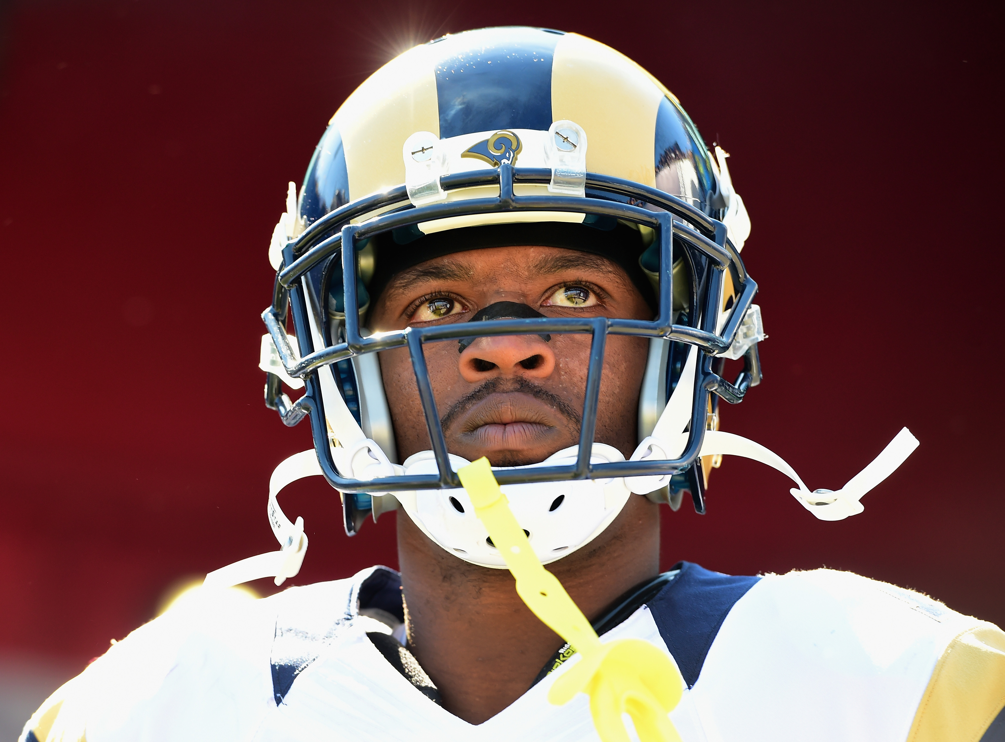 Los Angeles Rams WR Tavon Austin waits to take the field before playing the Buffalo Bills in Week 5, 2016