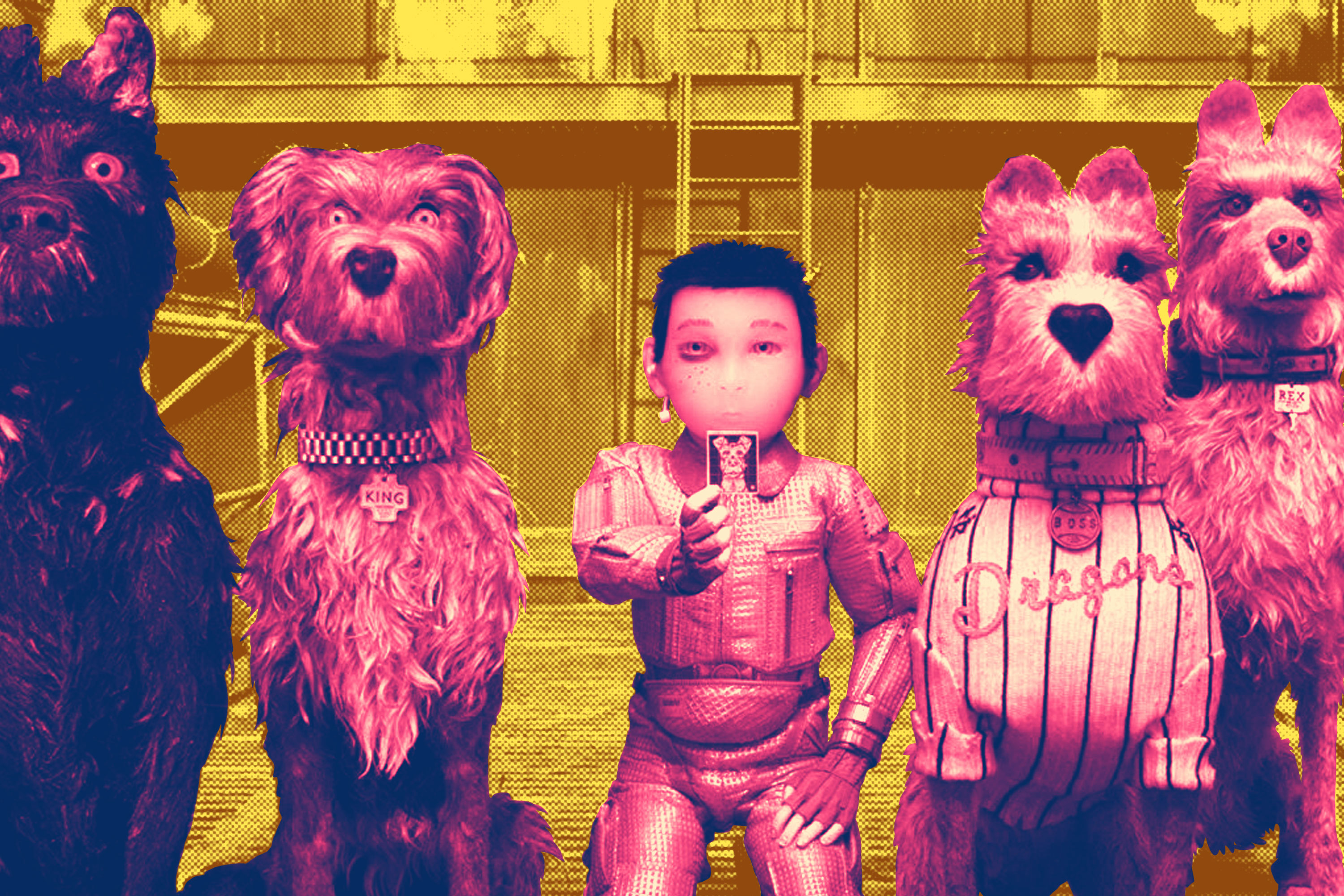 A treated image from ‘Isle of Dogs’