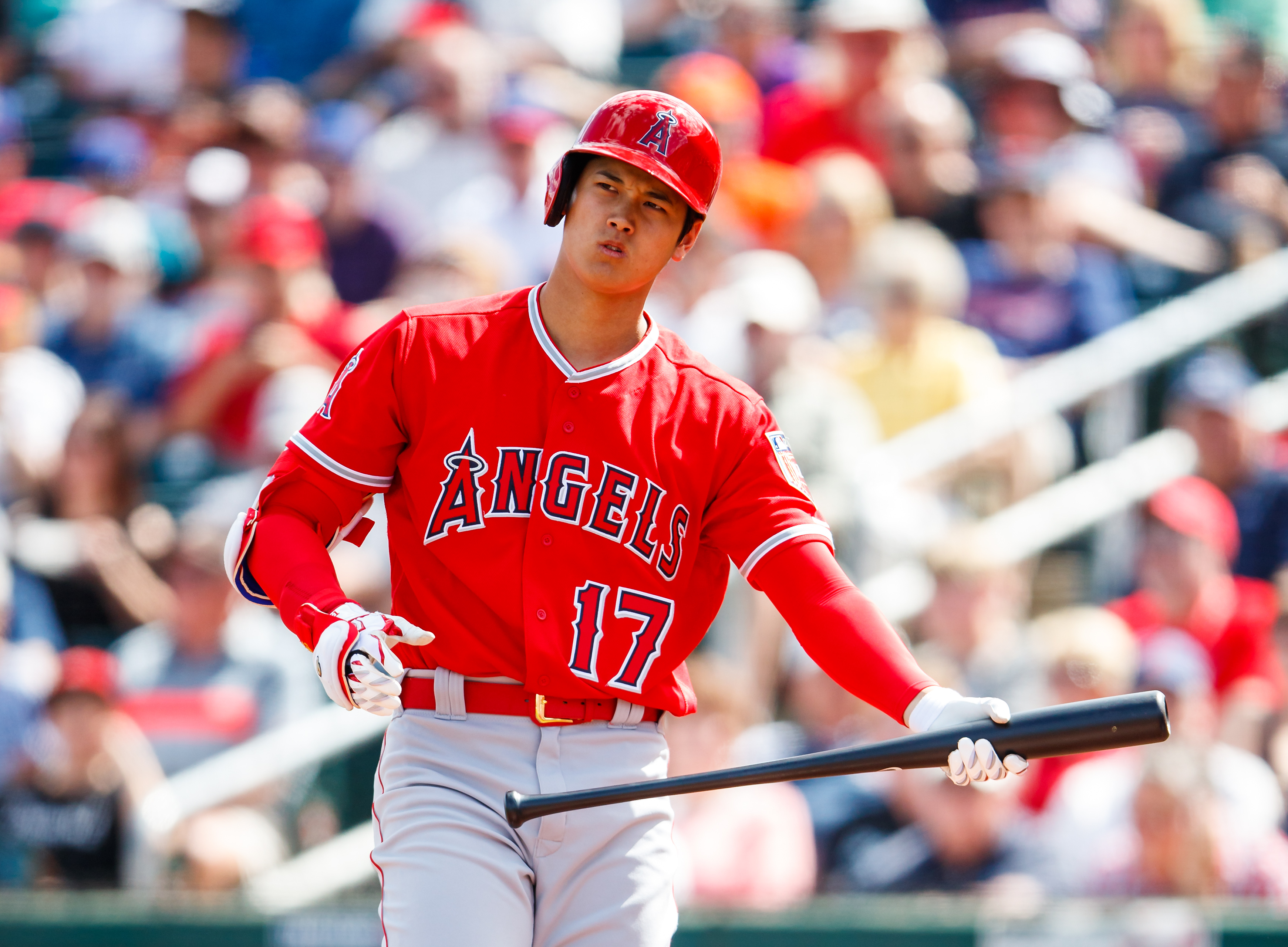 MLB: Spring Training-Los Angeles Angels at Cleveland Indians