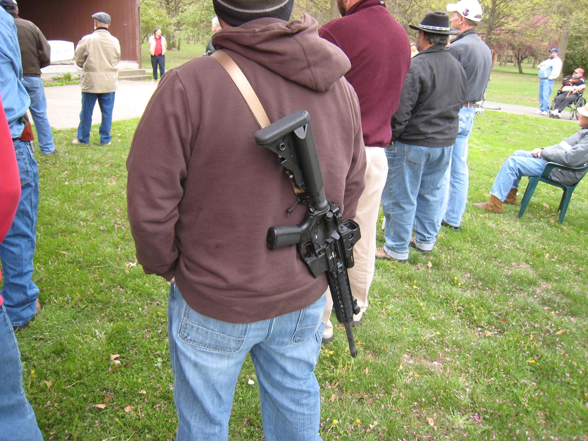 open carry protester