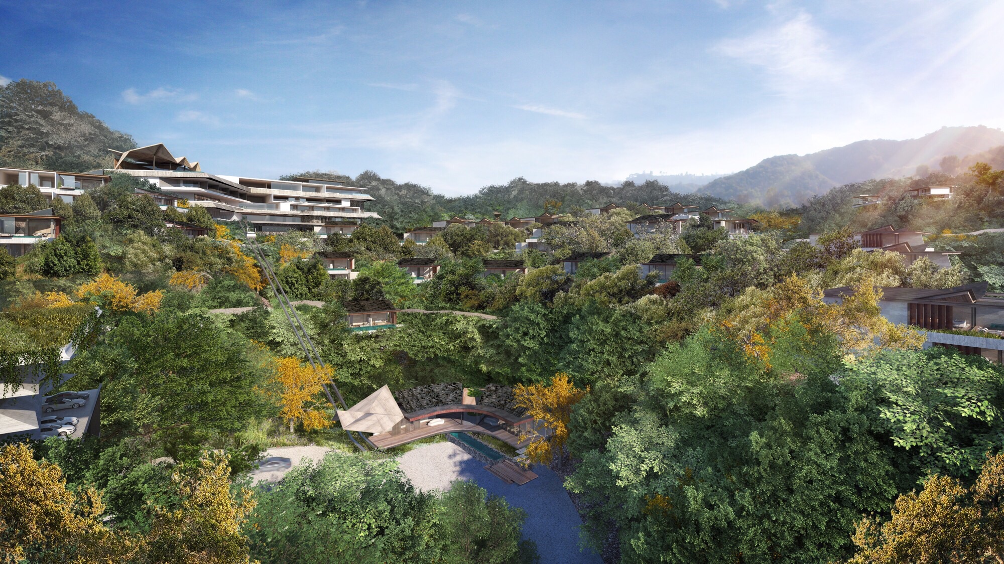 Rendering of The Retreat at Benedict Canyon