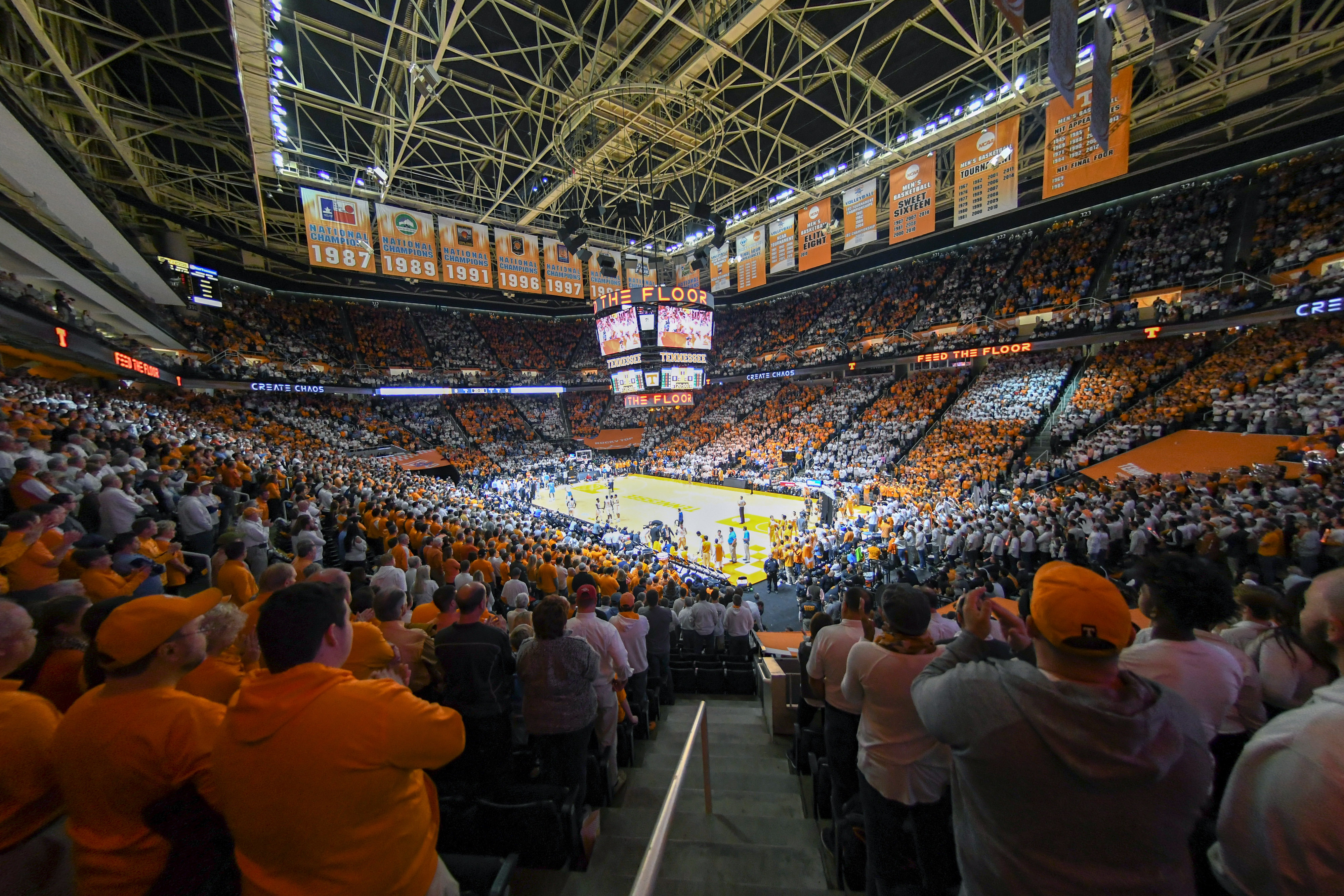 NCAA Basketball: North Carolina at Tennessee