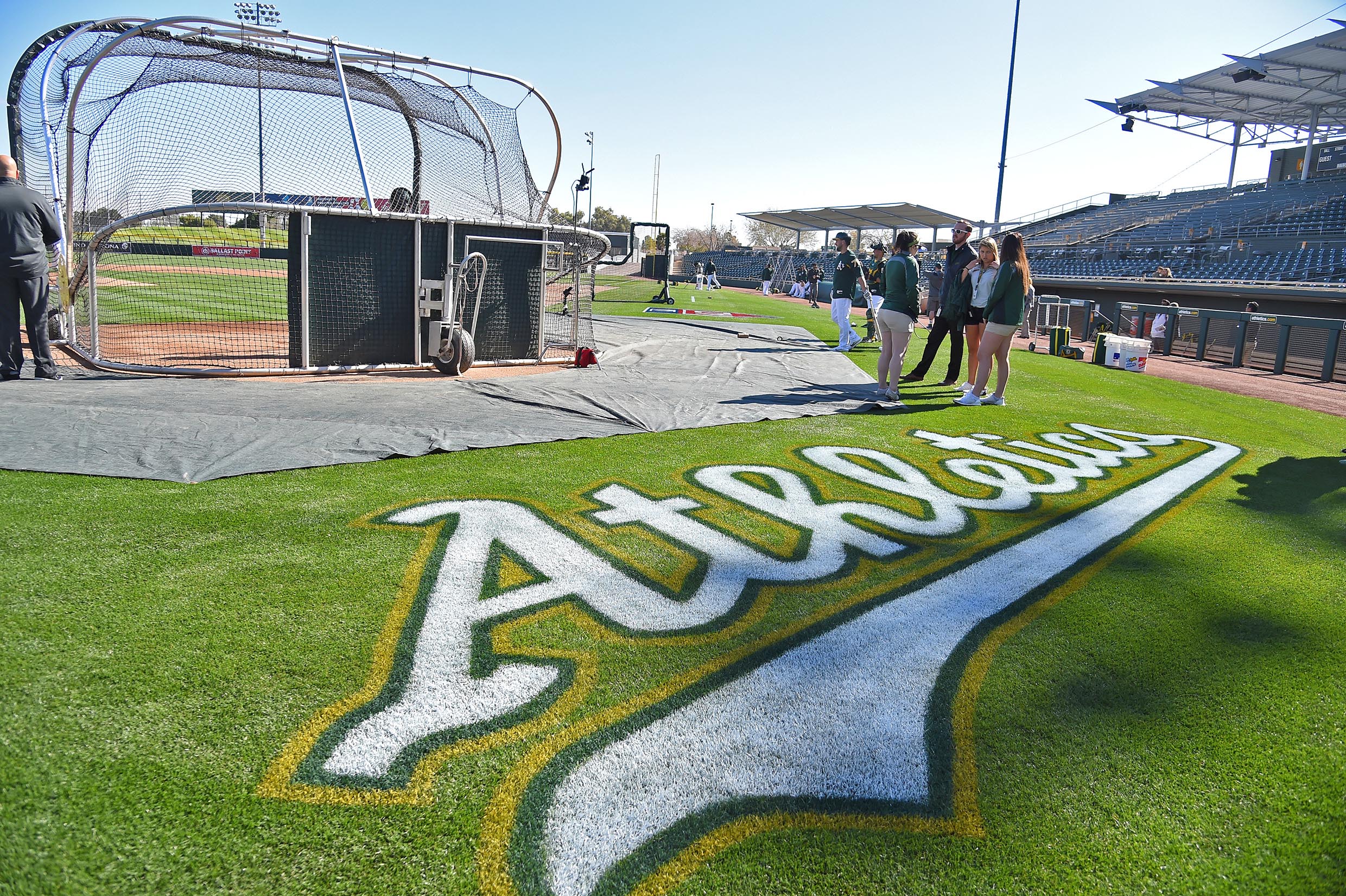 MLB: Spring Training-Los Angeles Angels at Oakland Athletics