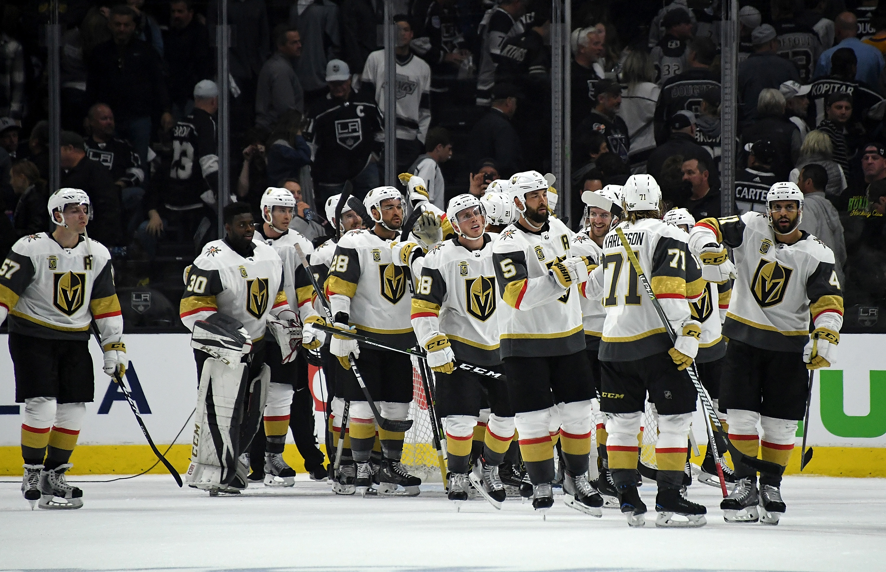 NHL: Stanley Cup Playoffs-Vegas Golden Knights at Los Angeles Kings