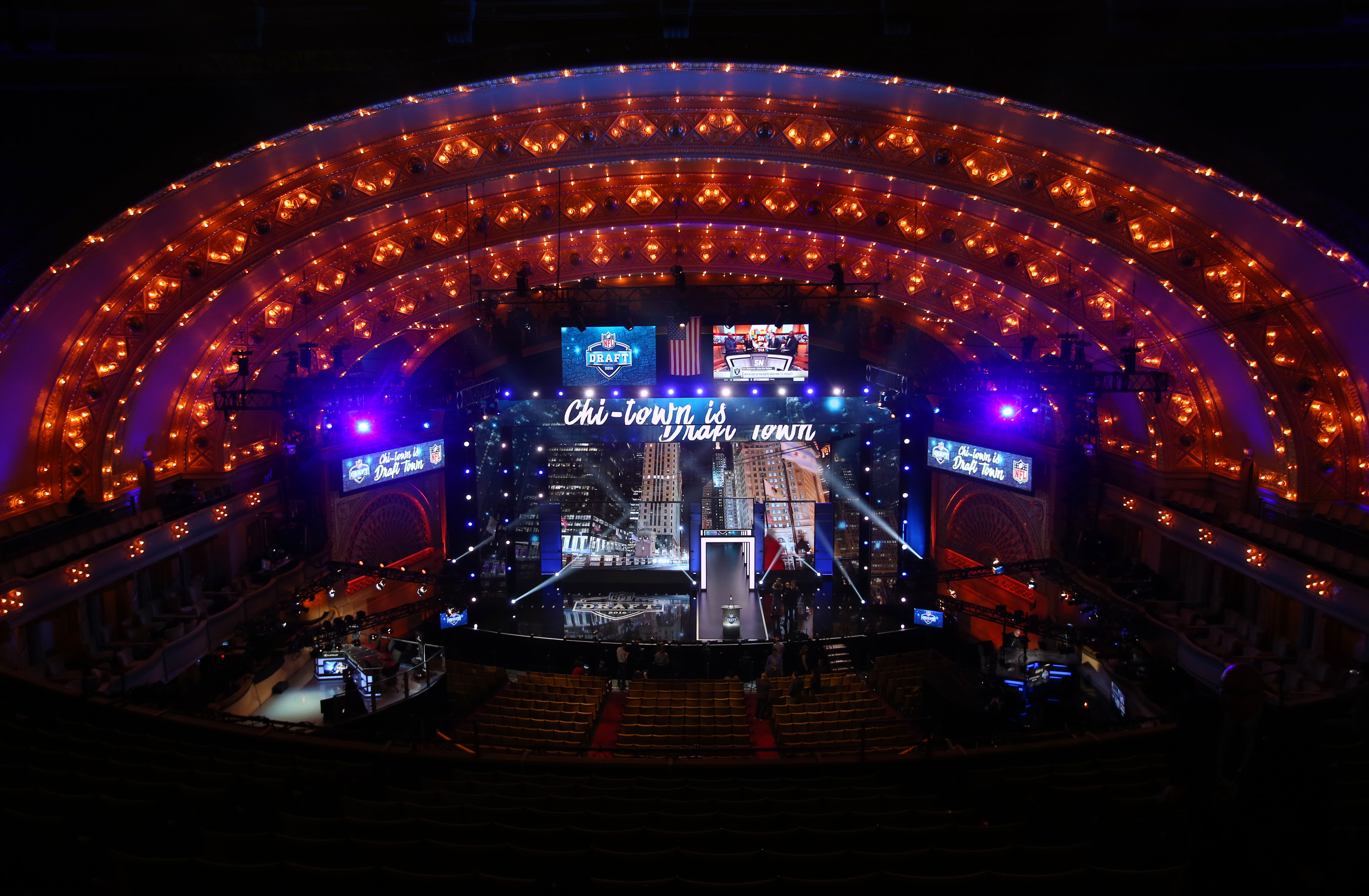 The 2016 NFL Draft stage