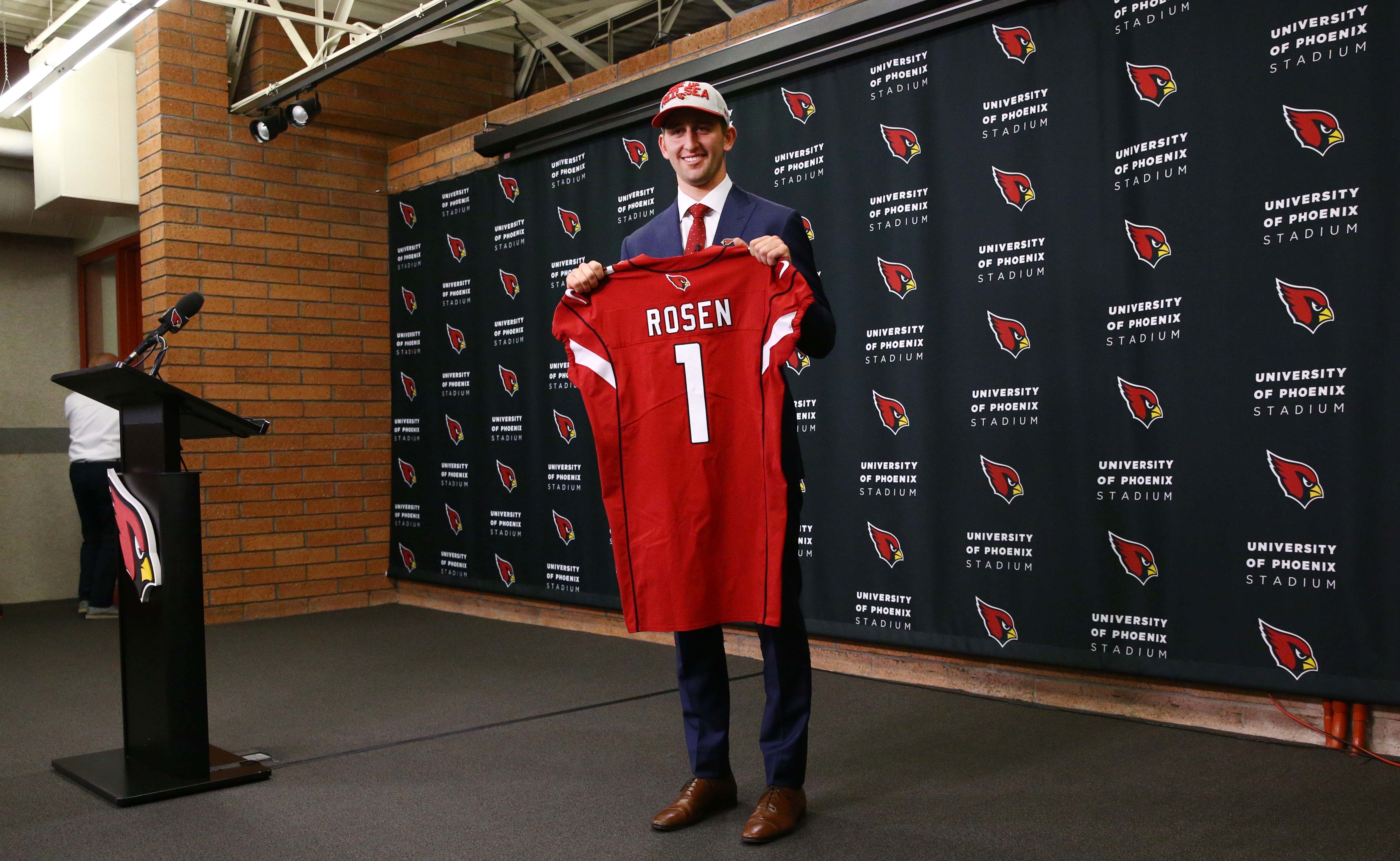 NFL: Arizona Cardinals-Josh Rosen Press Conference